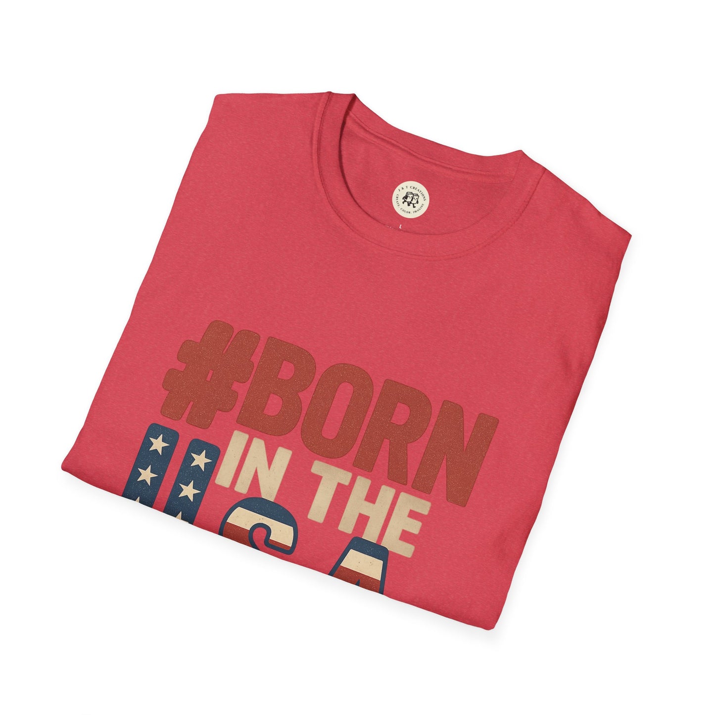 Born in the USA T-Shirt Patriotic Design