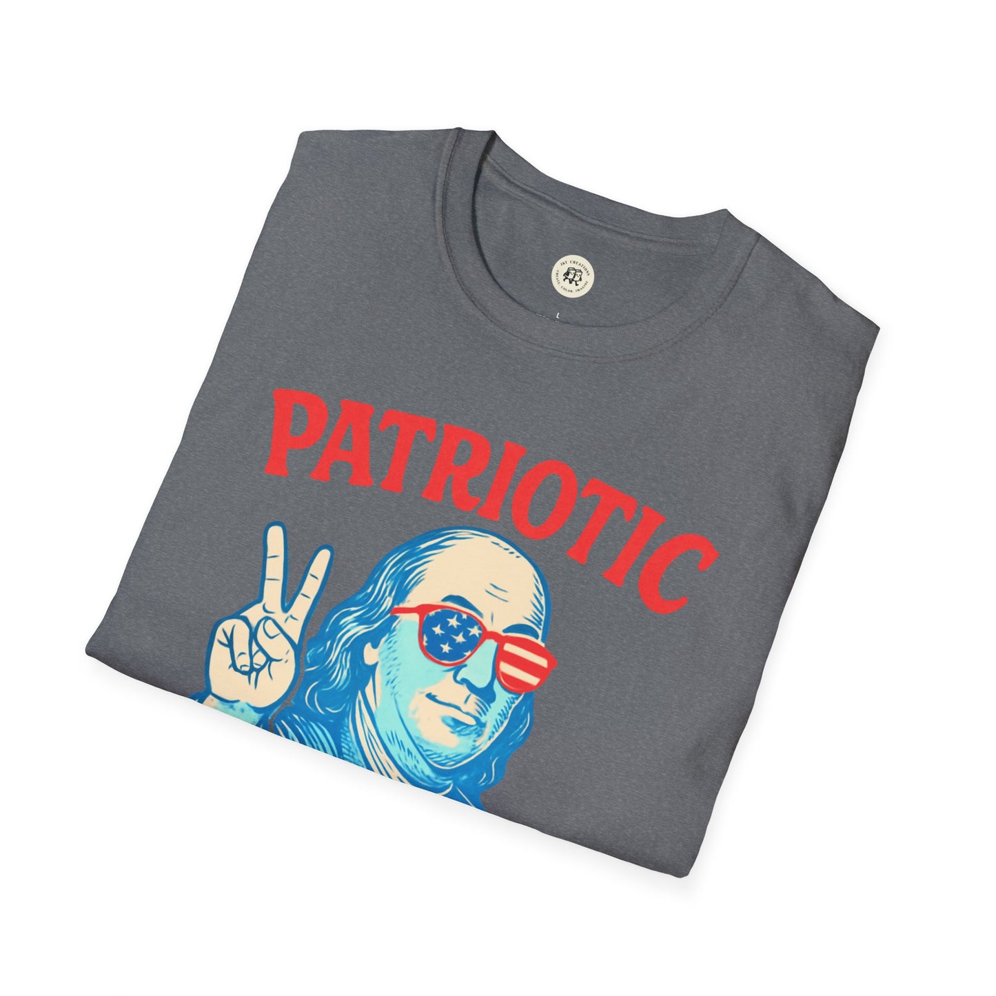 Patriotic Ben Franklin T-Shirt with Vintage Vibes