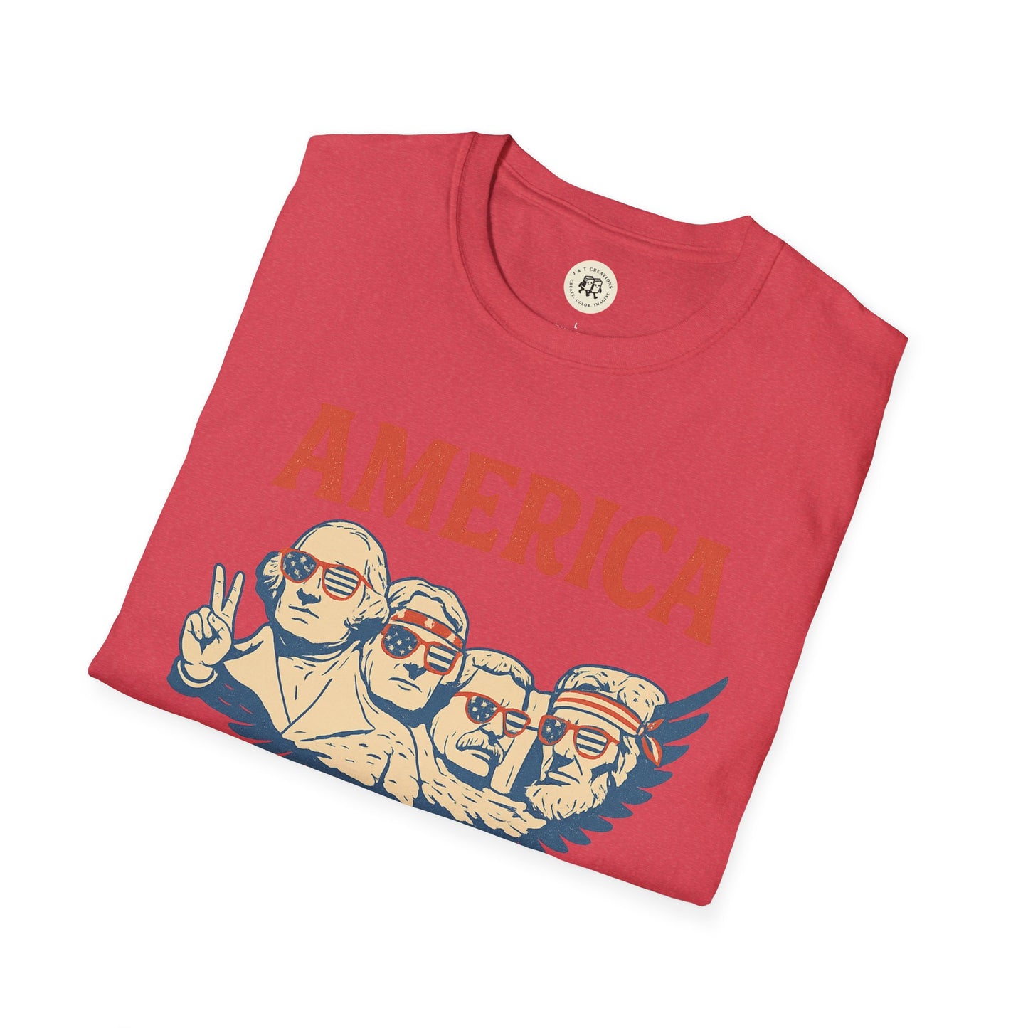 America 1776 Patriotic T-Shirt Classic Design