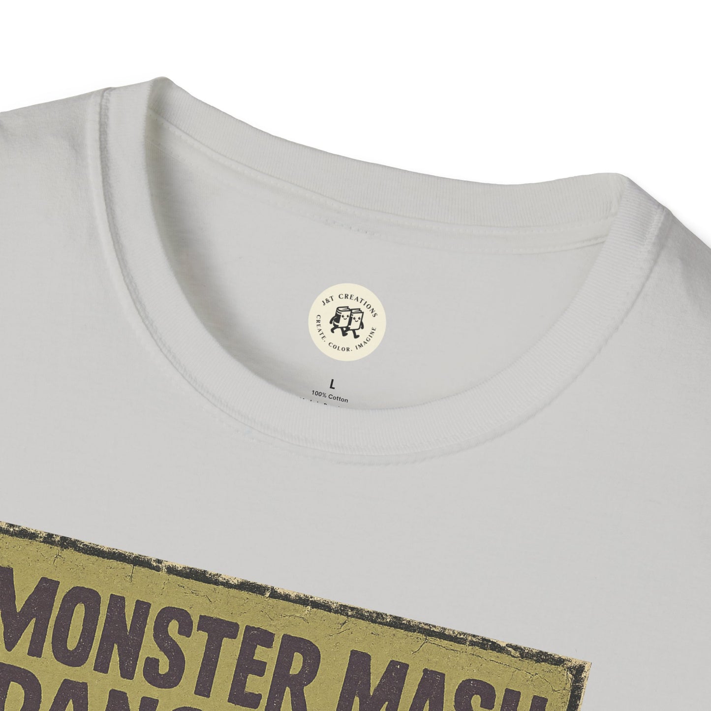 Vintage Halloween T-Shirt Monster Mash Design