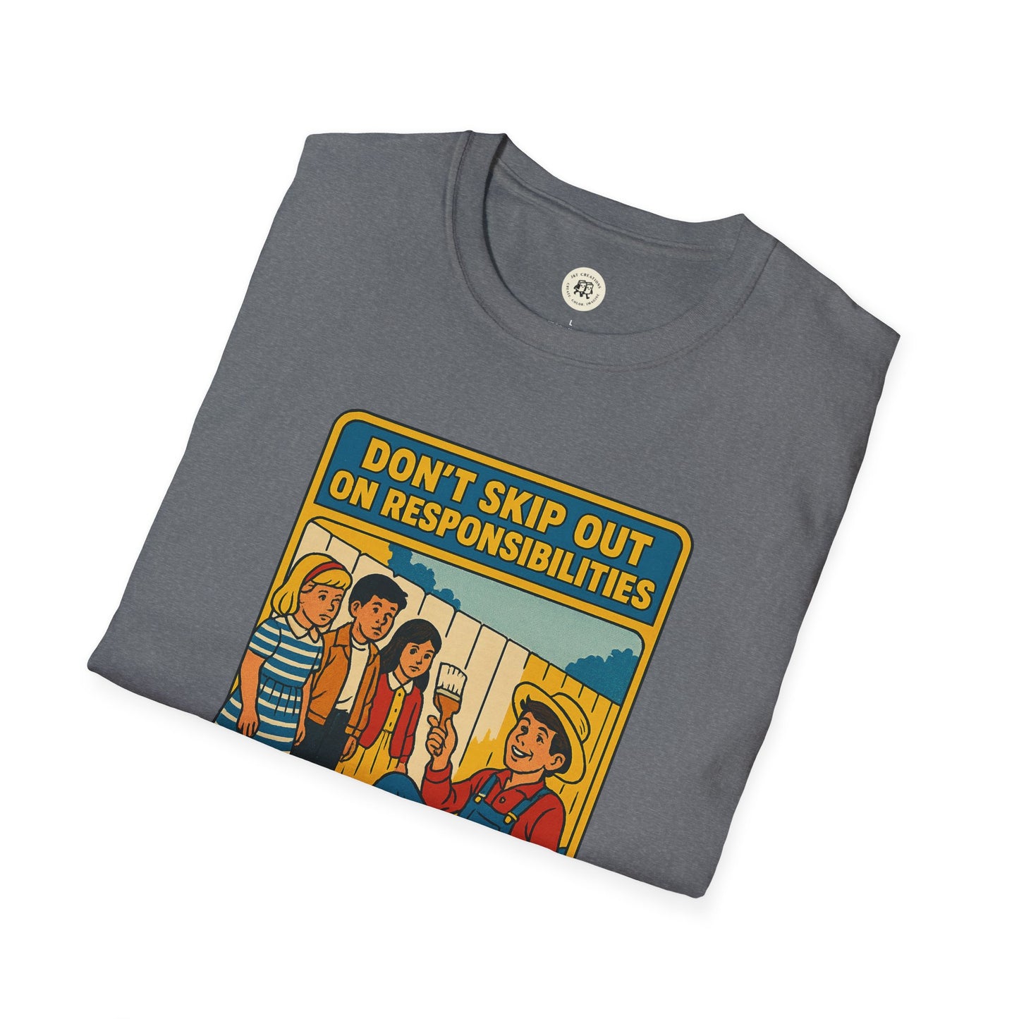 Tom Sawyer Vintage T-Shirt Work Safety Tee