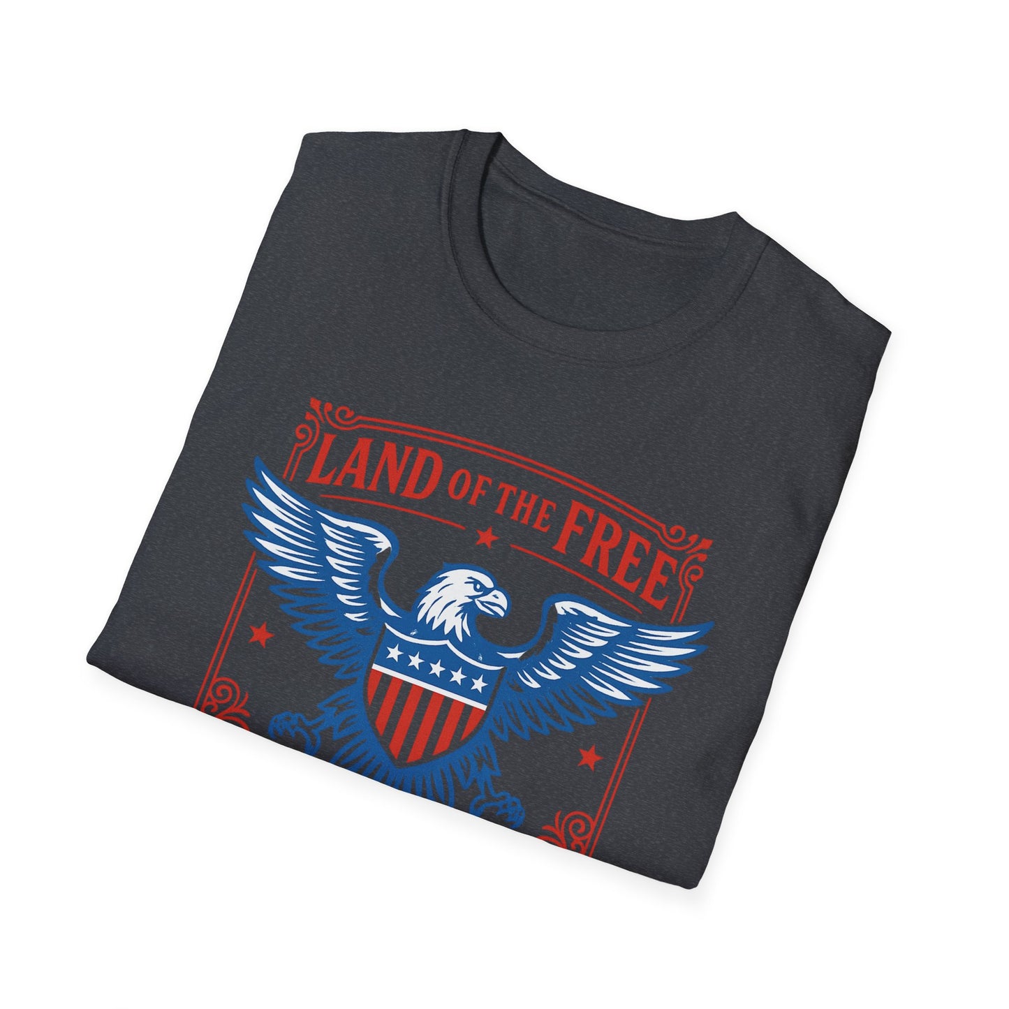 Patriotic Eagle T-Shirt - Land of the Free Design