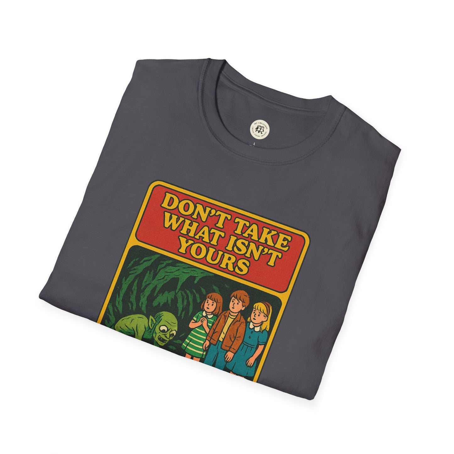 Gollum Property Safety T-Shirt – Unique Art Tee