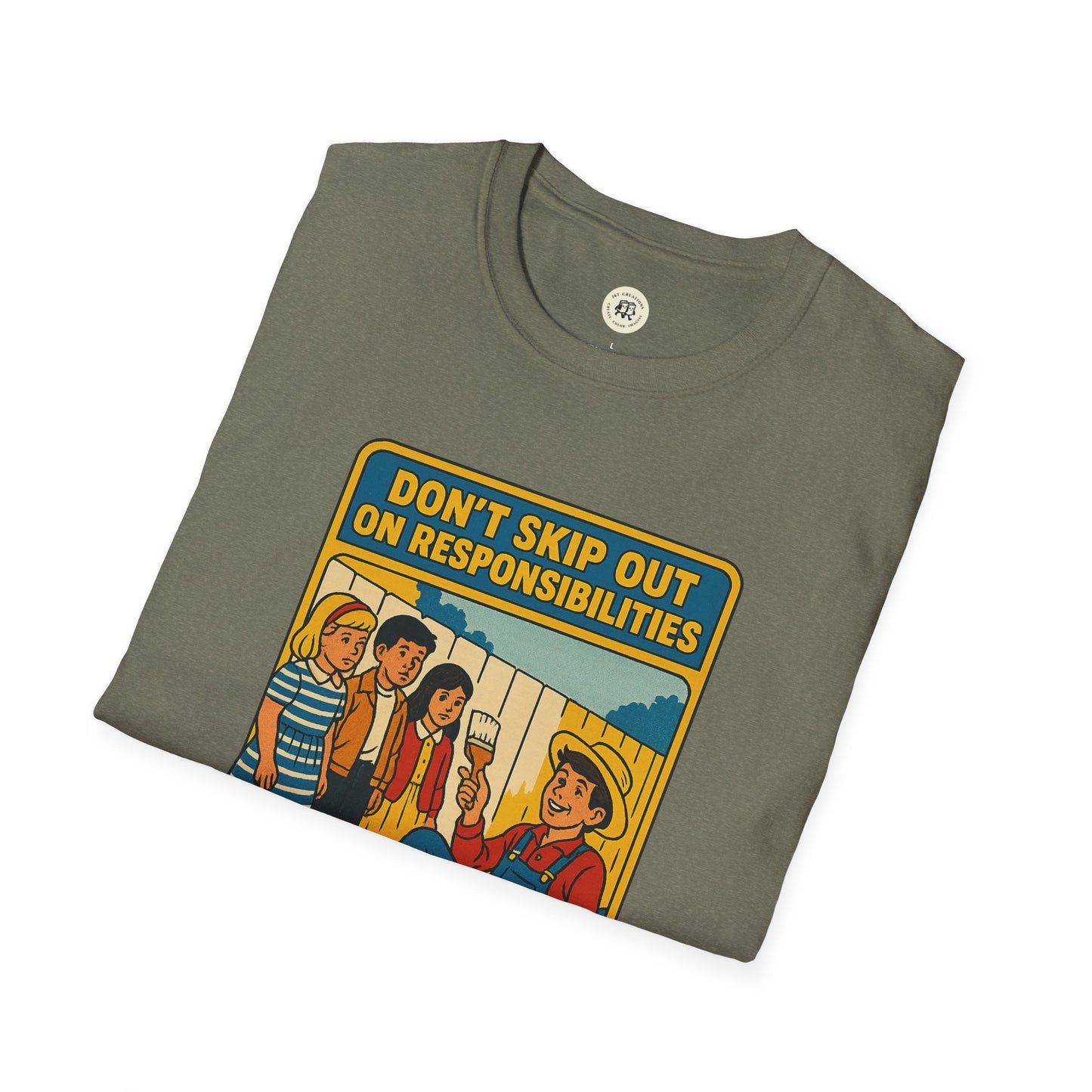 Tom Sawyer Vintage T-Shirt Work Safety Tee