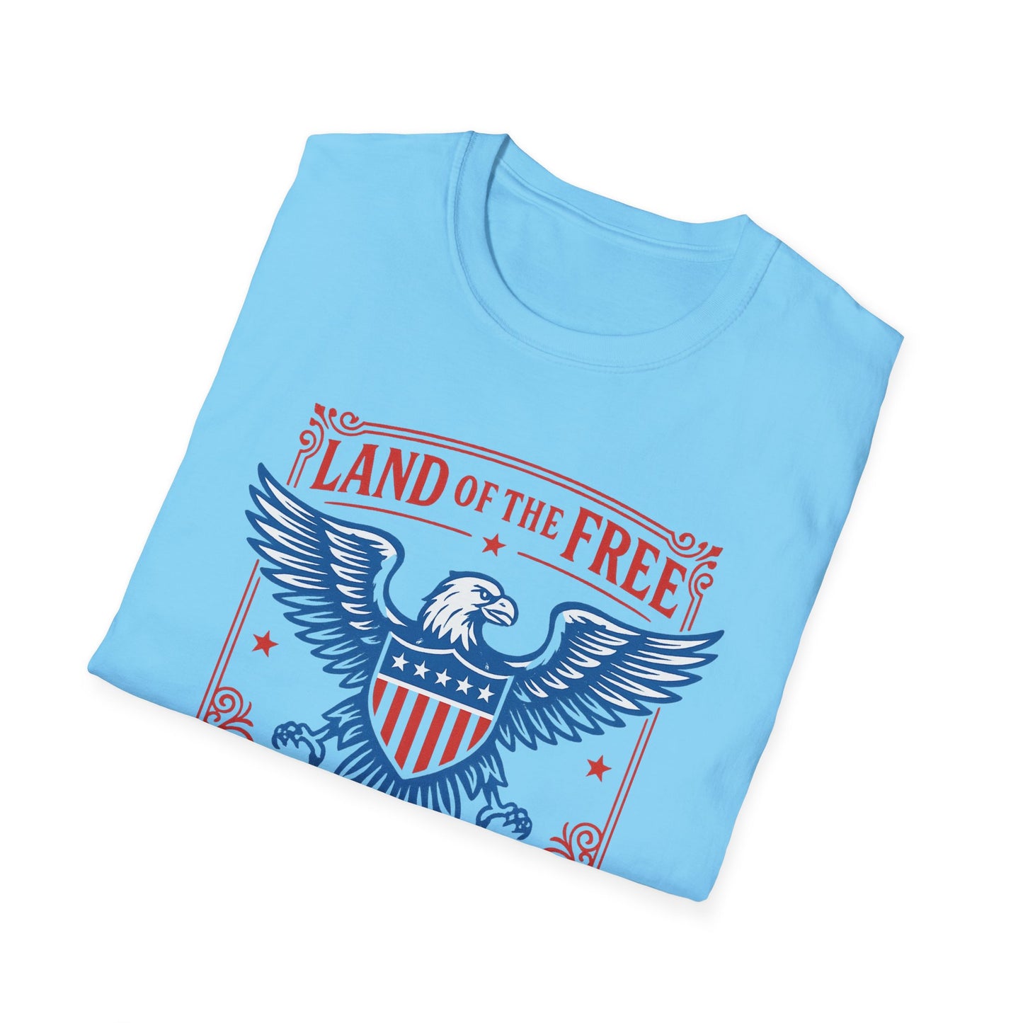 Patriotic Eagle T-Shirt - Land of the Free Design
