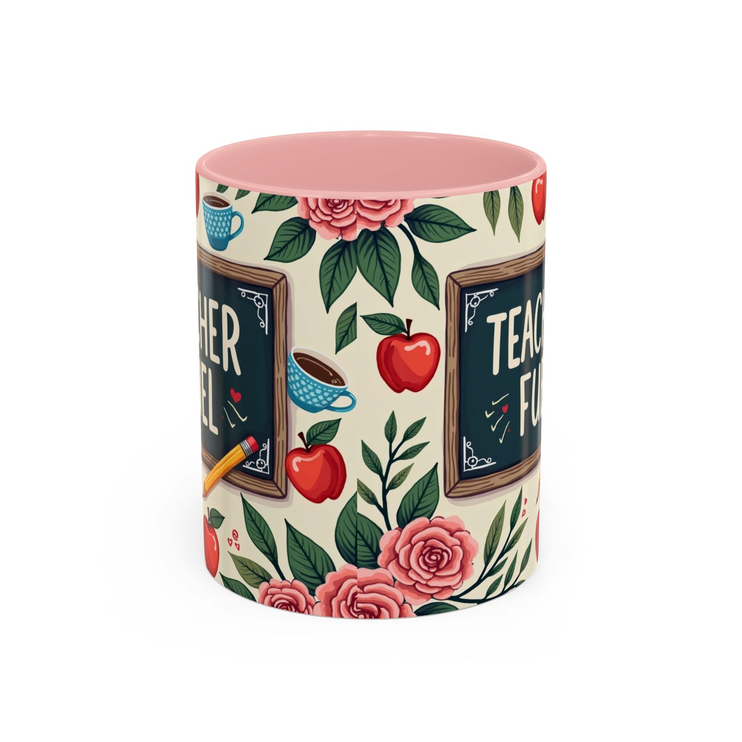 Teacher Fuel Coffee Mug - Fun Gift for Educators, Cute Tea Mug, Back to School Coffee Cup, Teacher Appreciation Present, Classroom Decor