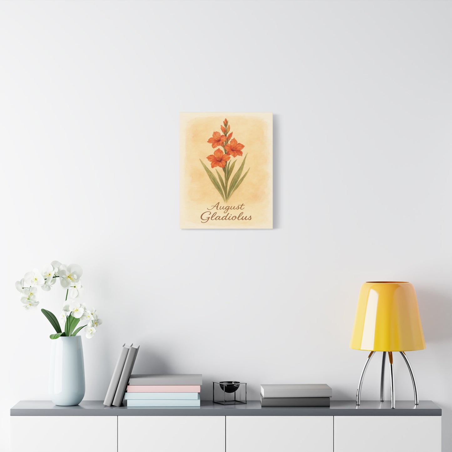 August Carnation Decor, Home Decor, Gift for New Year, Floral Artwork, Gallery Wall