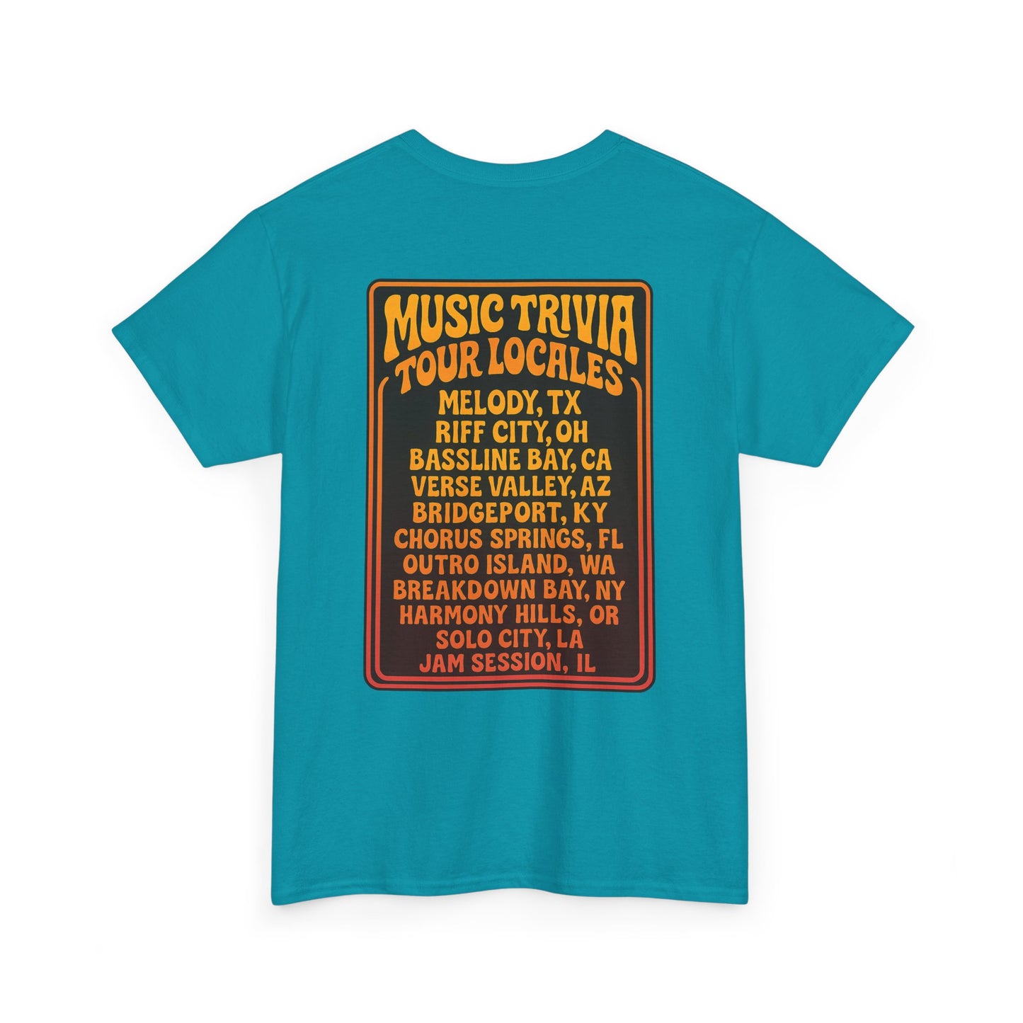 Vintage Music Trivia T-Shirt Retro Style