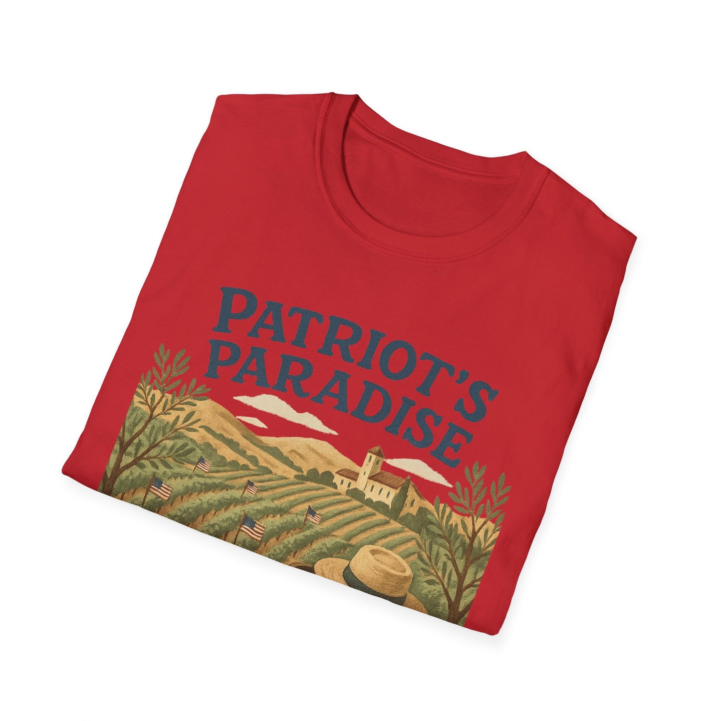 Napa Valley Vineyard T-Shirt with Scenic Design