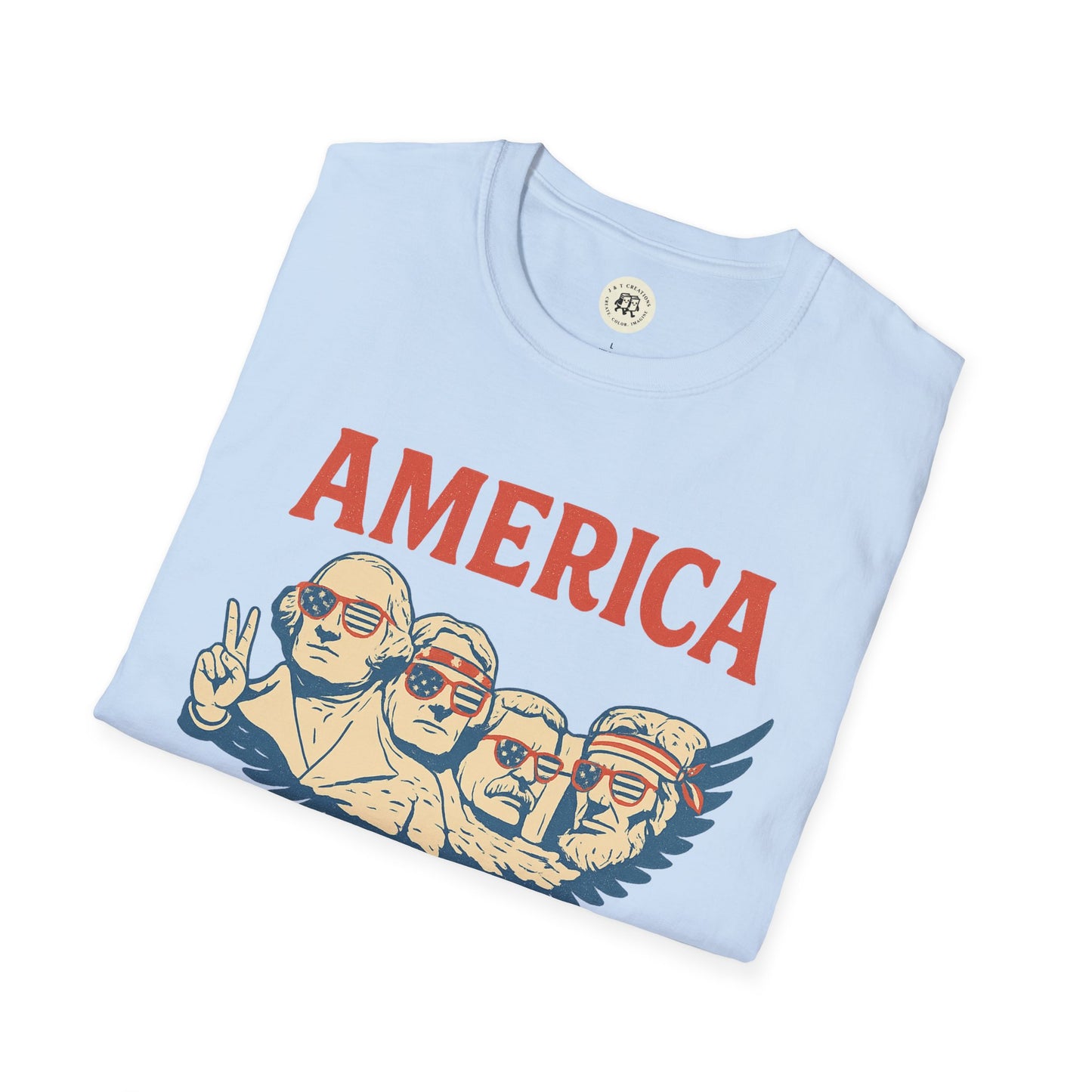 America 1776 Patriotic T-Shirt Classic Design