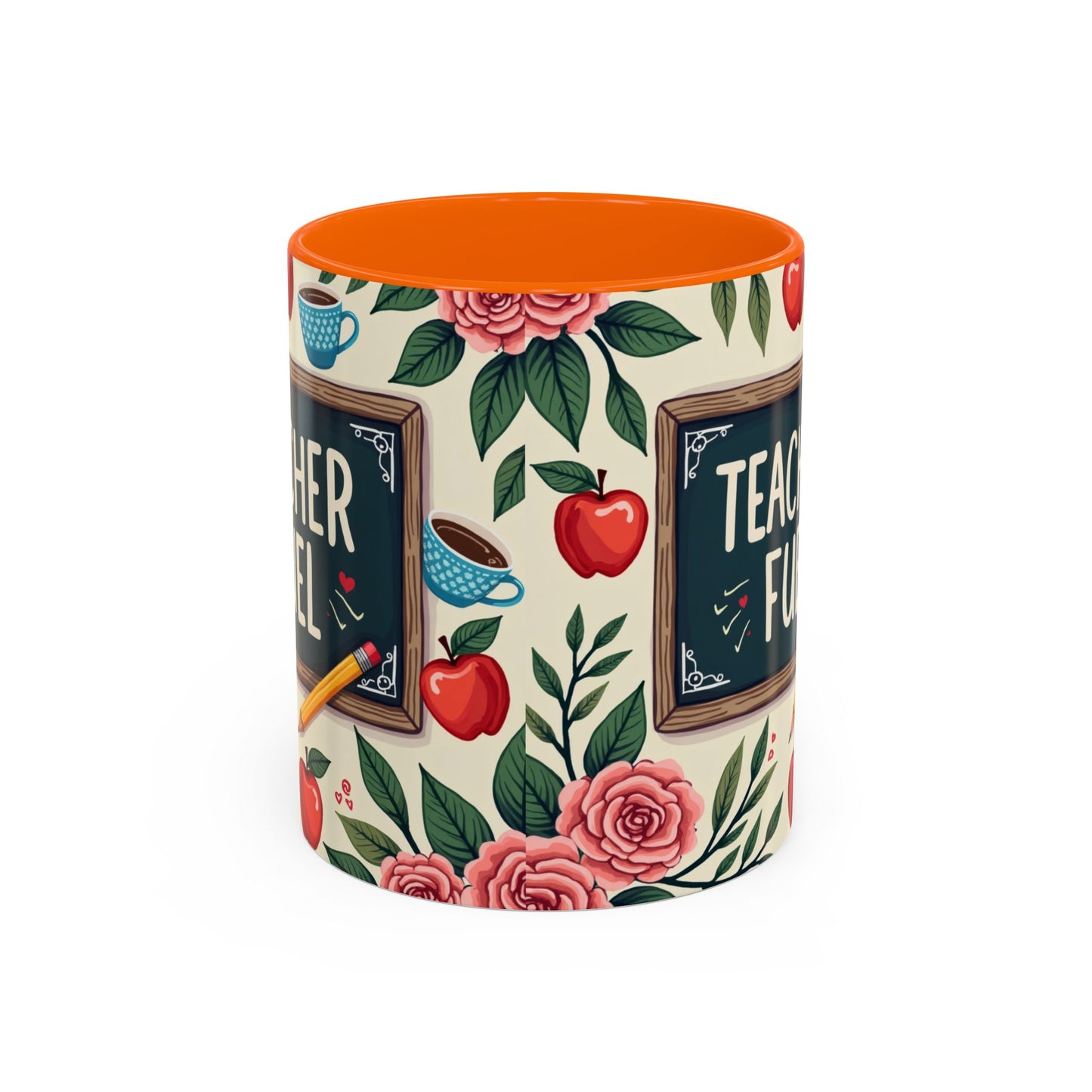 Teacher Fuel Coffee Mug - Fun Gift for Educators, Cute Tea Mug, Back to School Coffee Cup, Teacher Appreciation Present, Classroom Decor