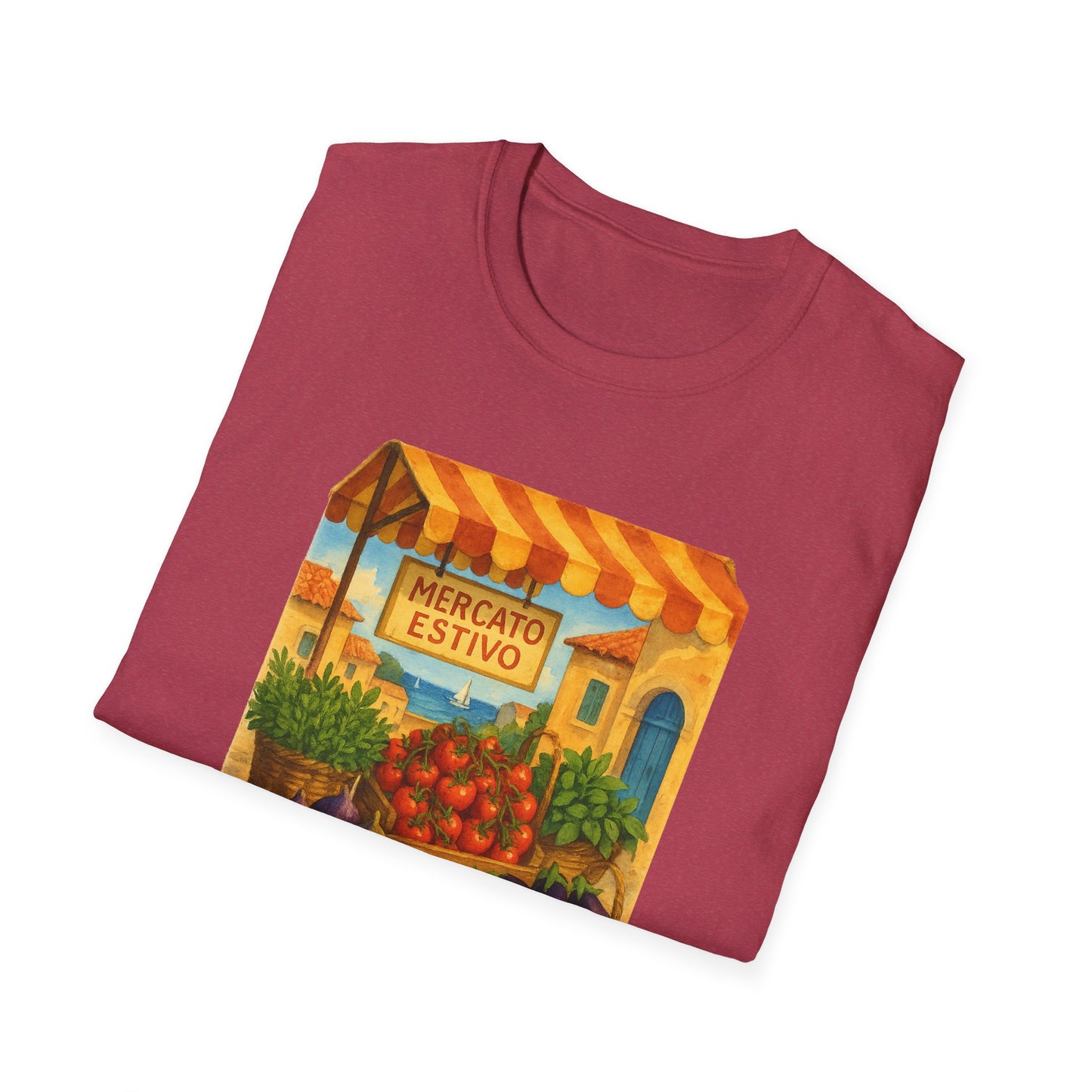 Mallorca Market T-Shirt | Mediterranean Summer Tee | Coastal Graphic Shirt | Travel Lover Gift | Italian Greek Style