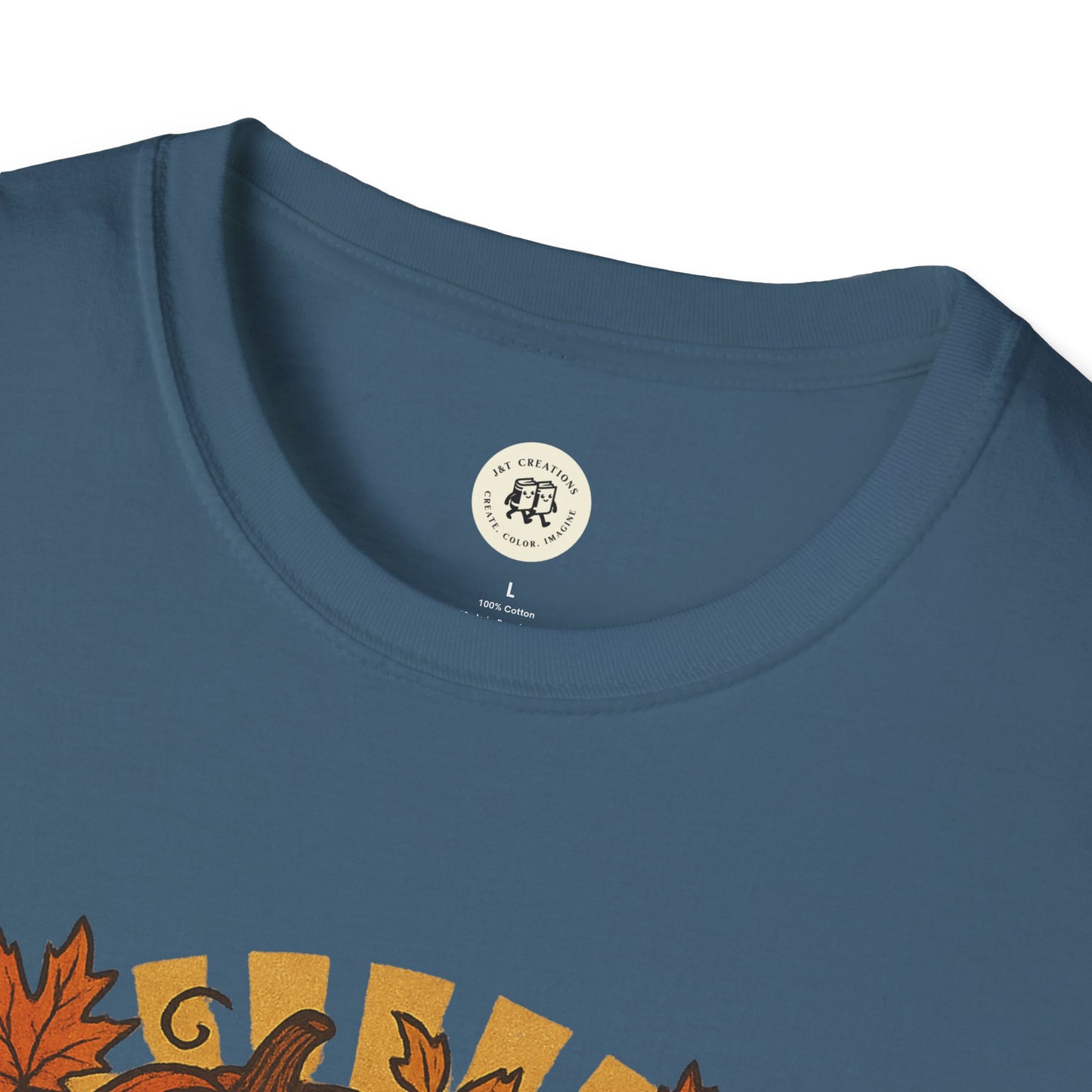 Happy Halloween T-Shirt with Pumpkin Design