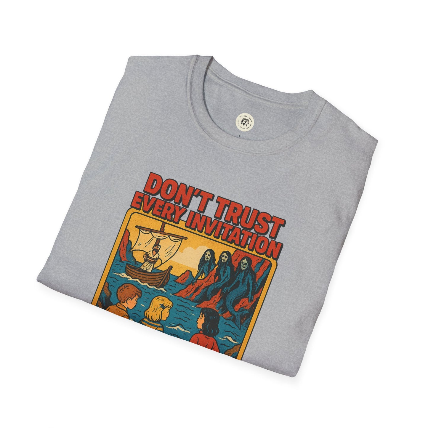 Vintage Odysseus Graphic Tee β Classic Safety Design