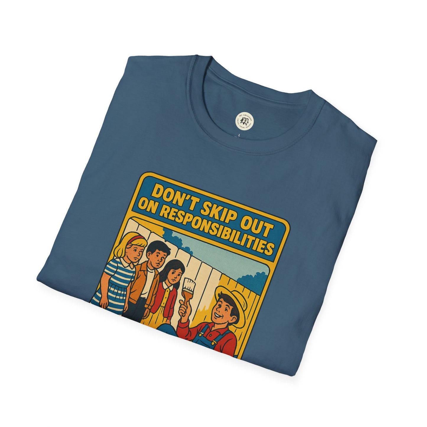Tom Sawyer Vintage T-Shirt Work Safety Tee