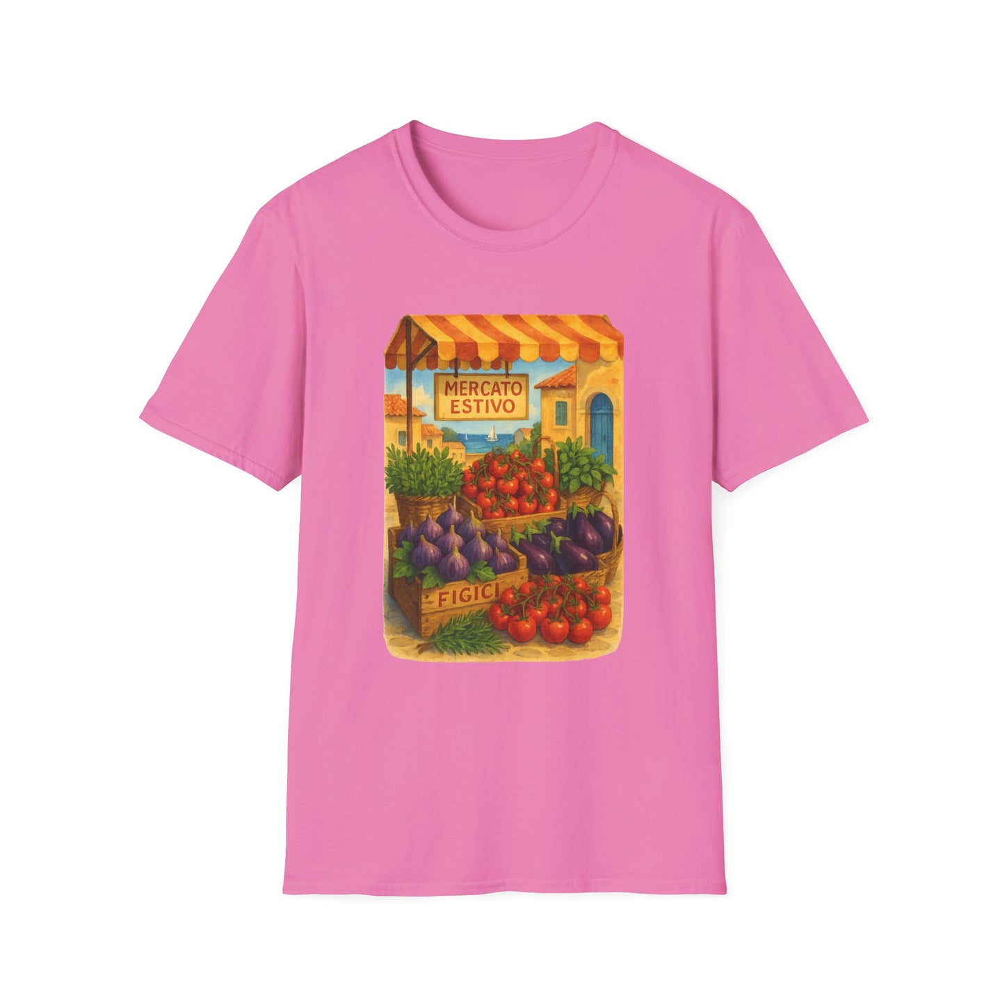 Mallorca Market T-Shirt | Mediterranean Summer Tee | Coastal Graphic Shirt | Travel Lover Gift | Italian Greek Style