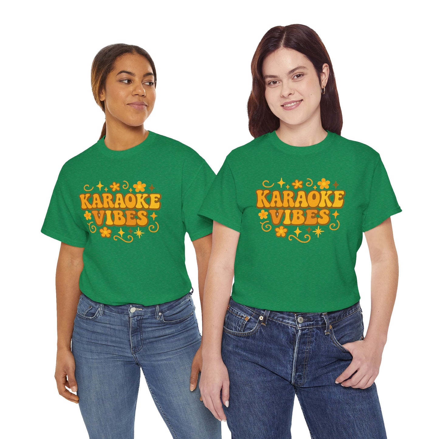 Karaoke Vibes T-Shirt Soft Retro Style Tee