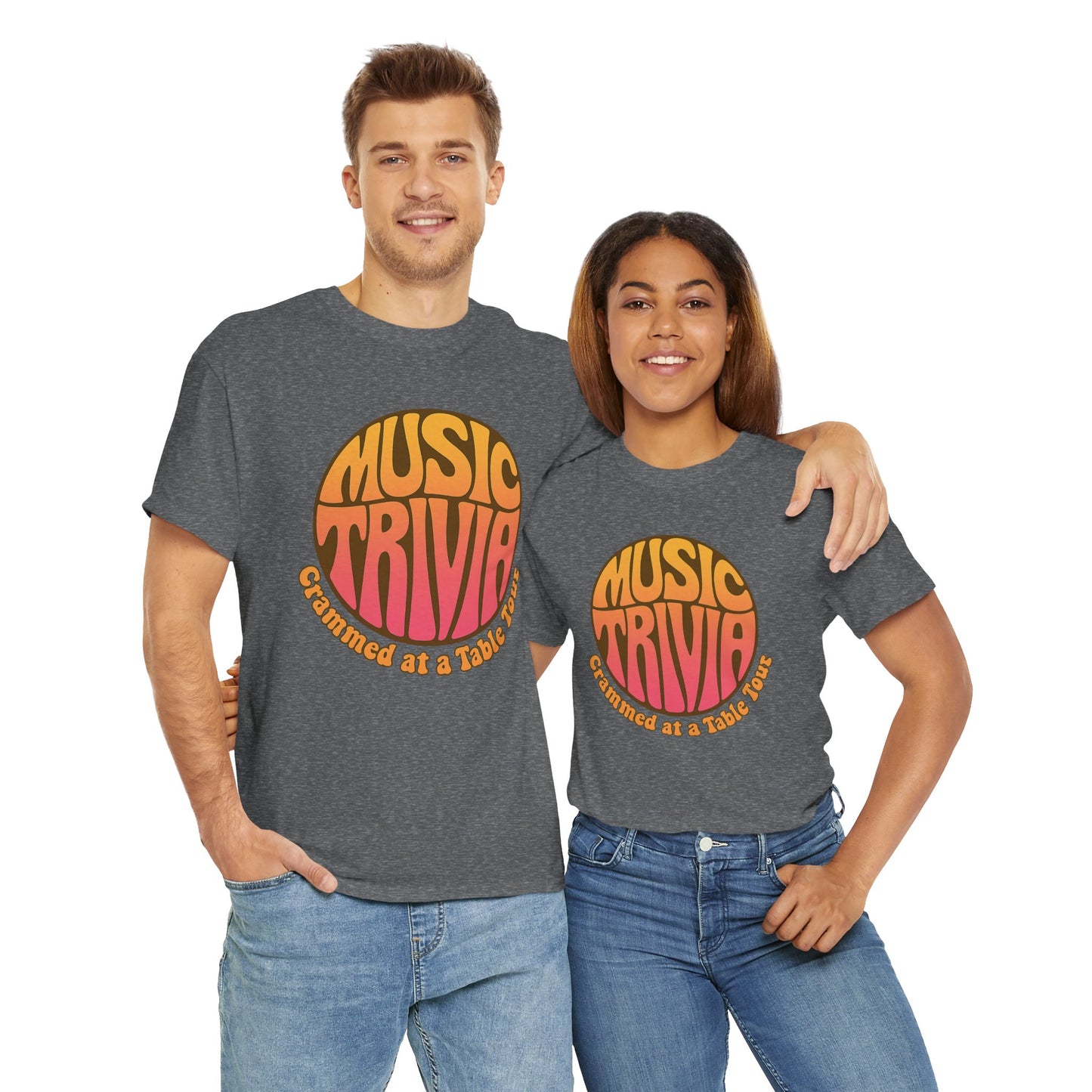 Vintage Music Trivia T-Shirt Retro Design