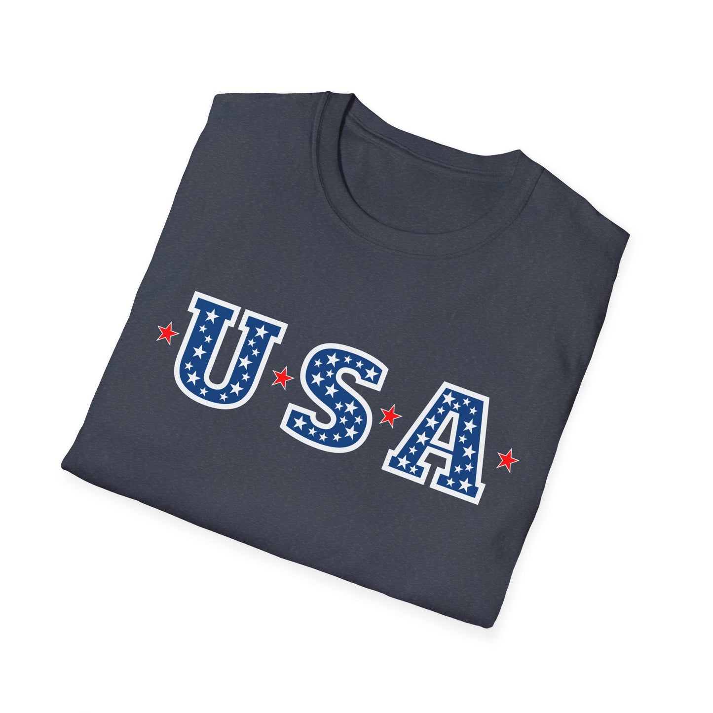 Patriotic USA T-Shirt with Star Design