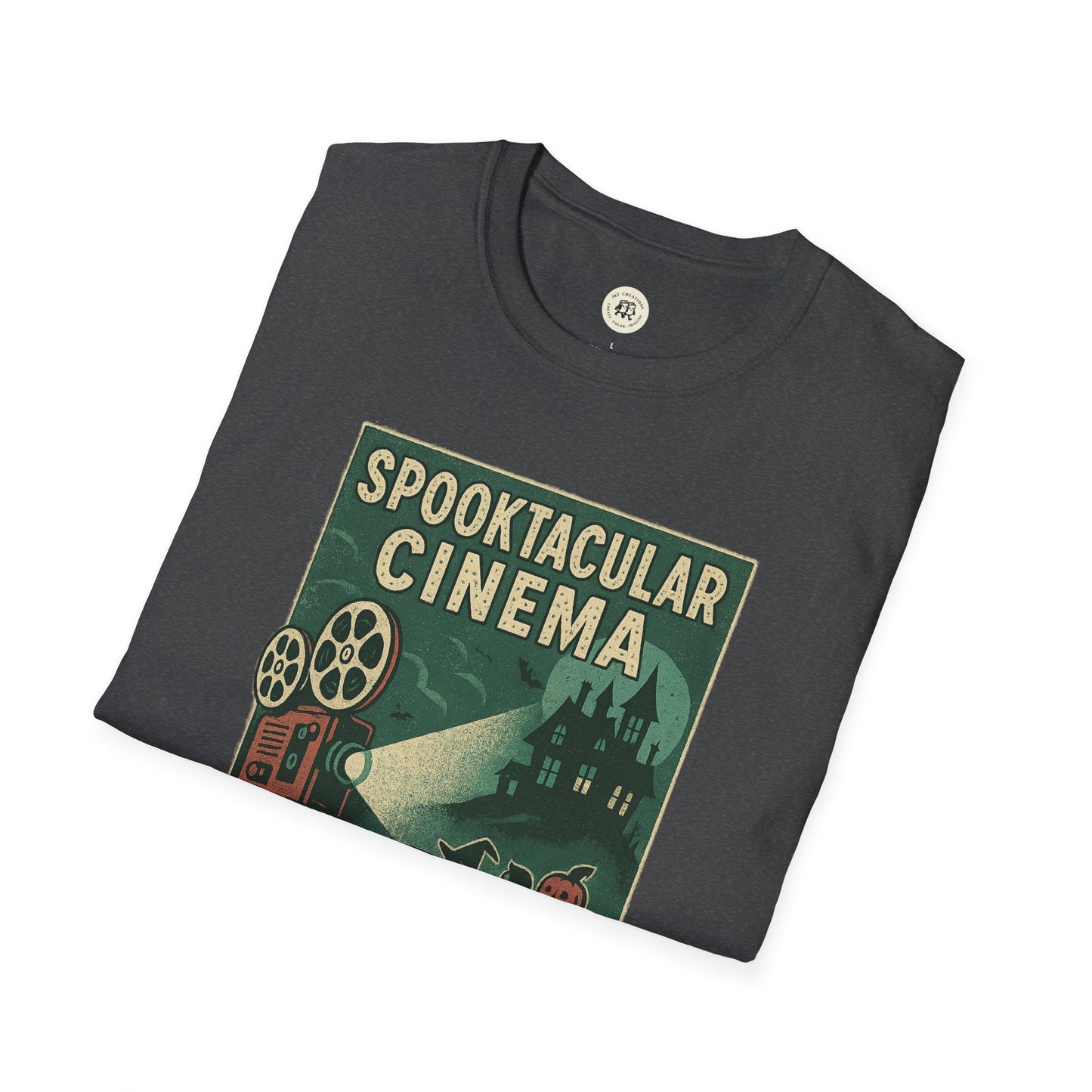 Vintage Cinema T-Shirt Spooktacular Design