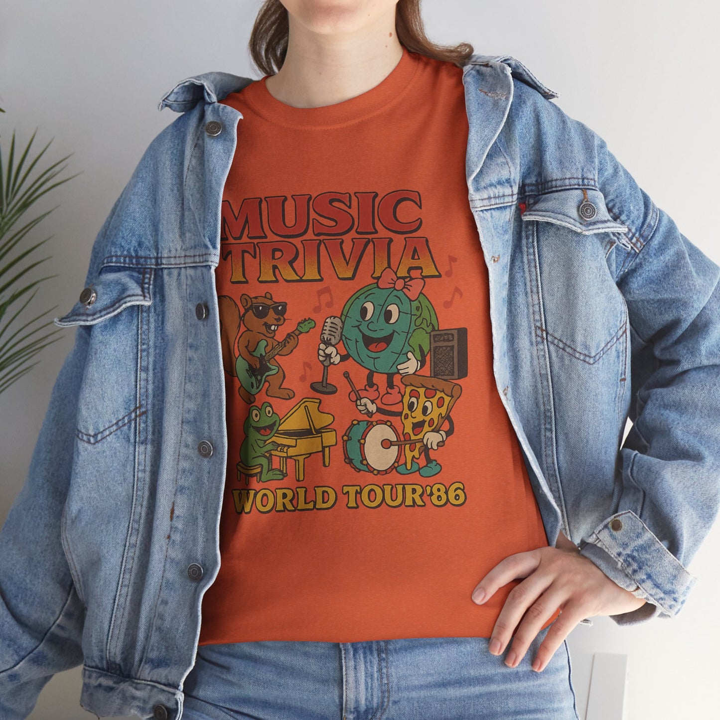Music Trivia T-Shirt with Fun Vintage Design
