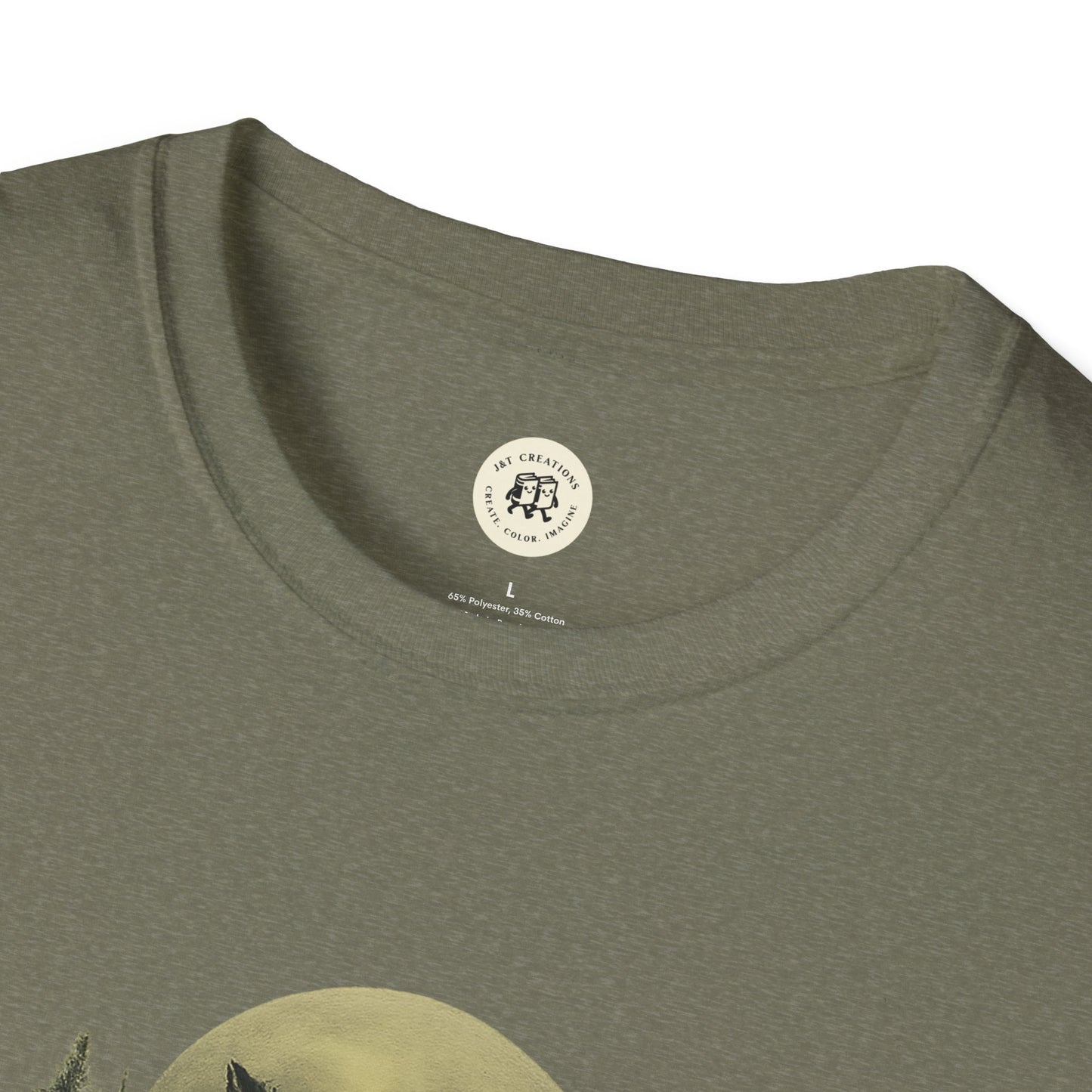 Halloween Graphic T-Shirt with Owl Design
