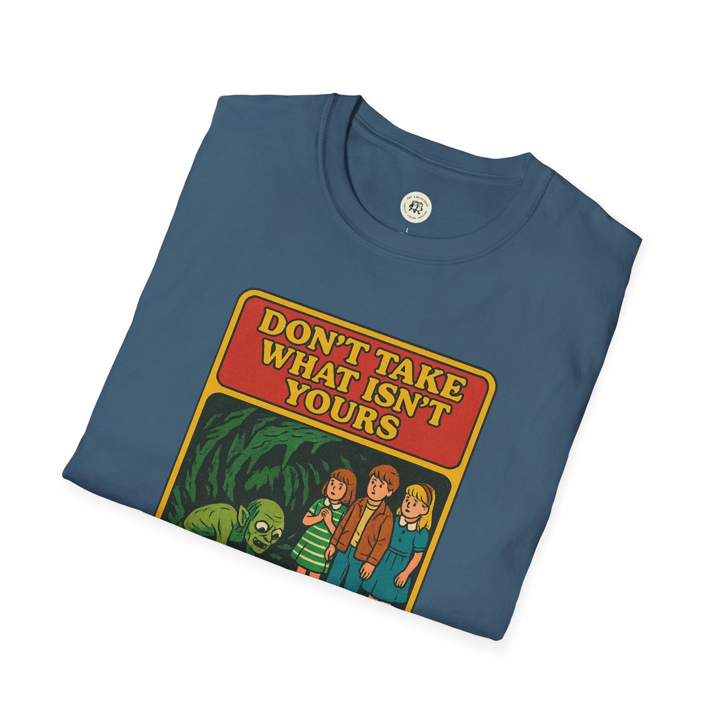 Gollum Property Safety T-Shirt – Unique Art Tee