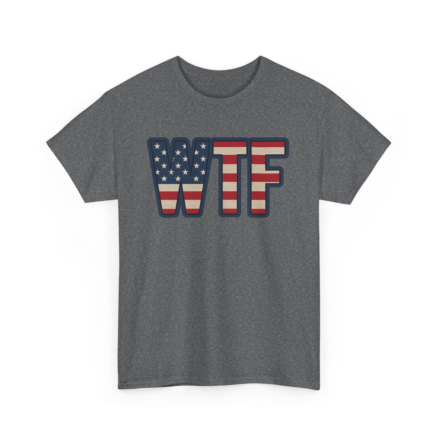 Patriotic Humor T-Shirt with USA Flag Design