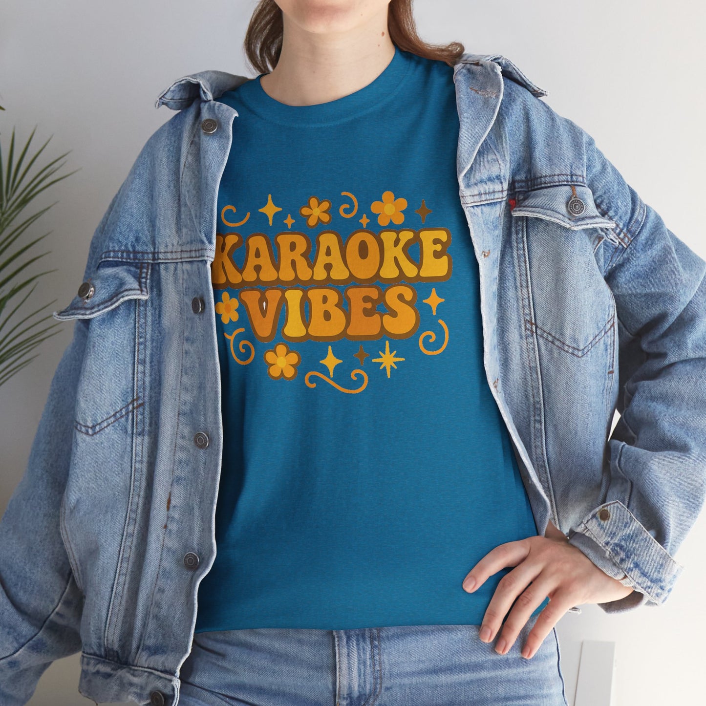 Karaoke Vibes T-Shirt Soft Retro Style Tee