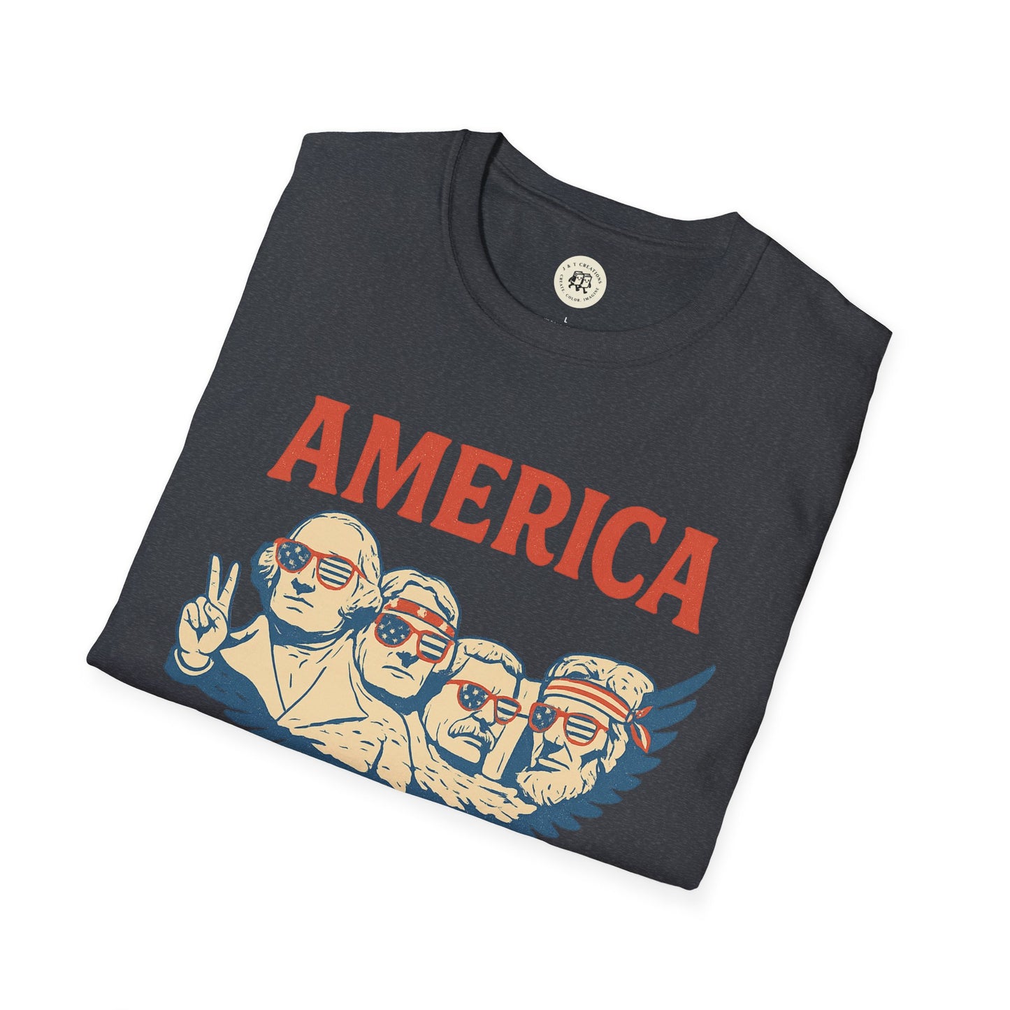 America 1776 Patriotic T-Shirt Classic Design