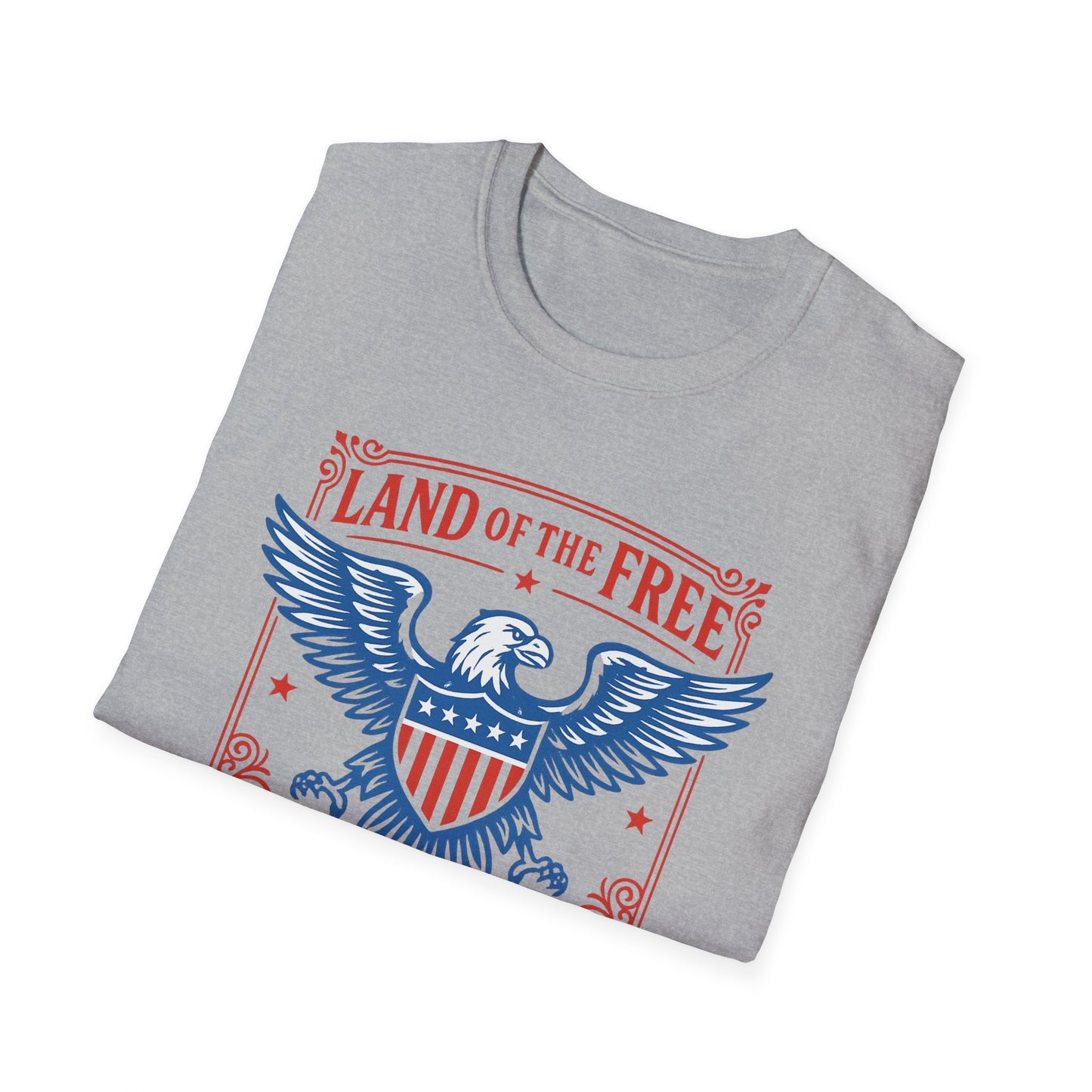 Patriotic Eagle T-Shirt - Land of the Free Design