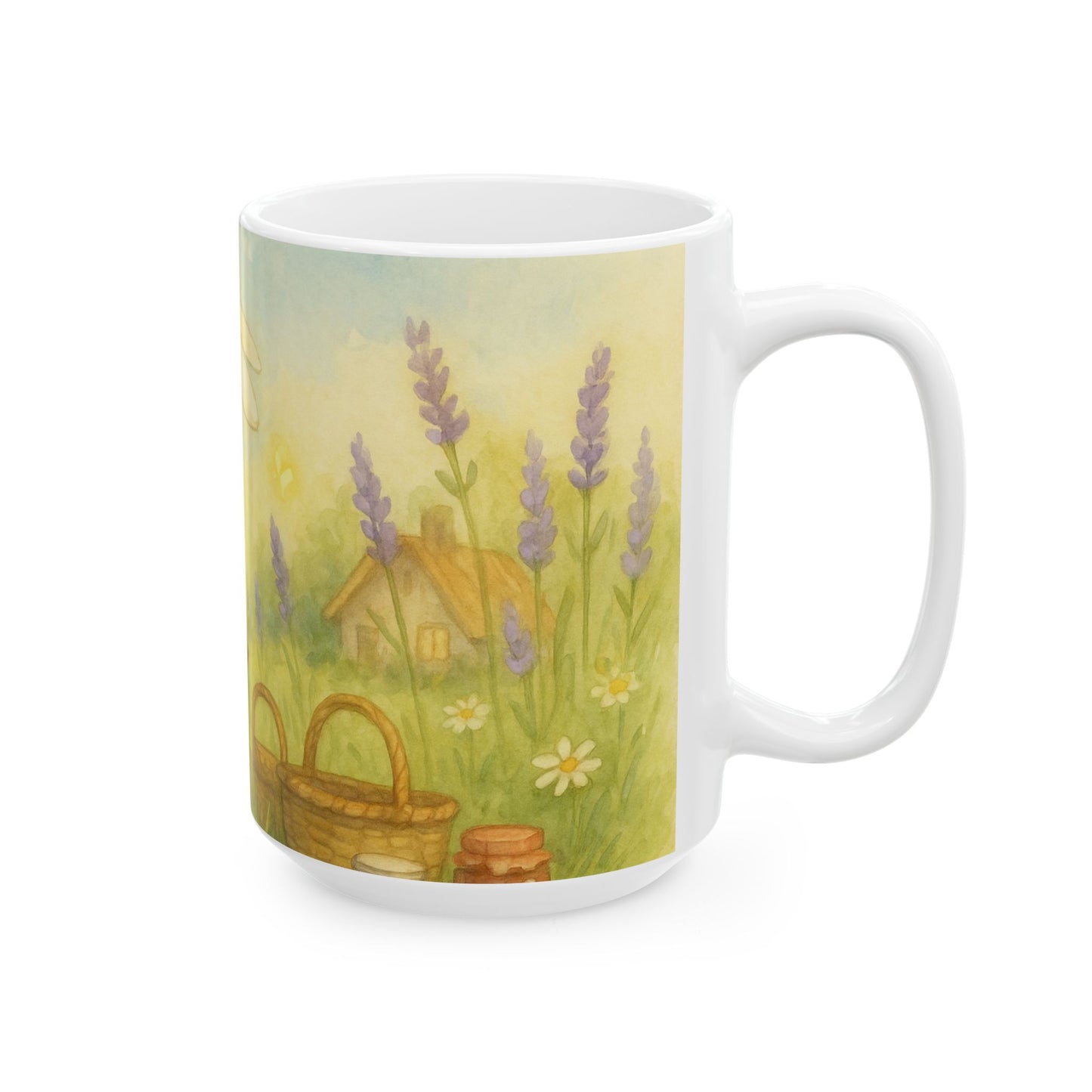 Whimsical Frog Reading Ceramic Mug - Perfect for Nature Lovers, Gift for Teachers, Cozy Mornings, Springtime, Eco-friendly
