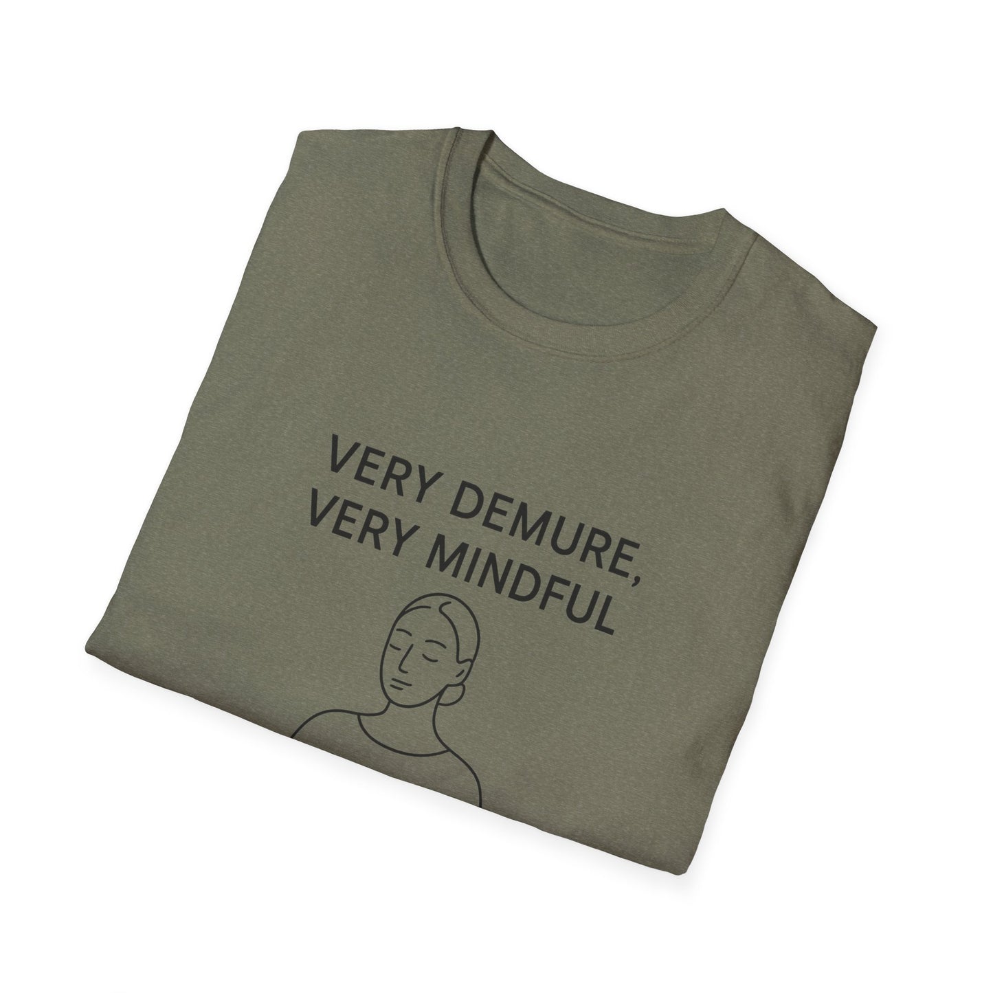 Mindfulness Graphic T-Shirt - Calm & Demure Design