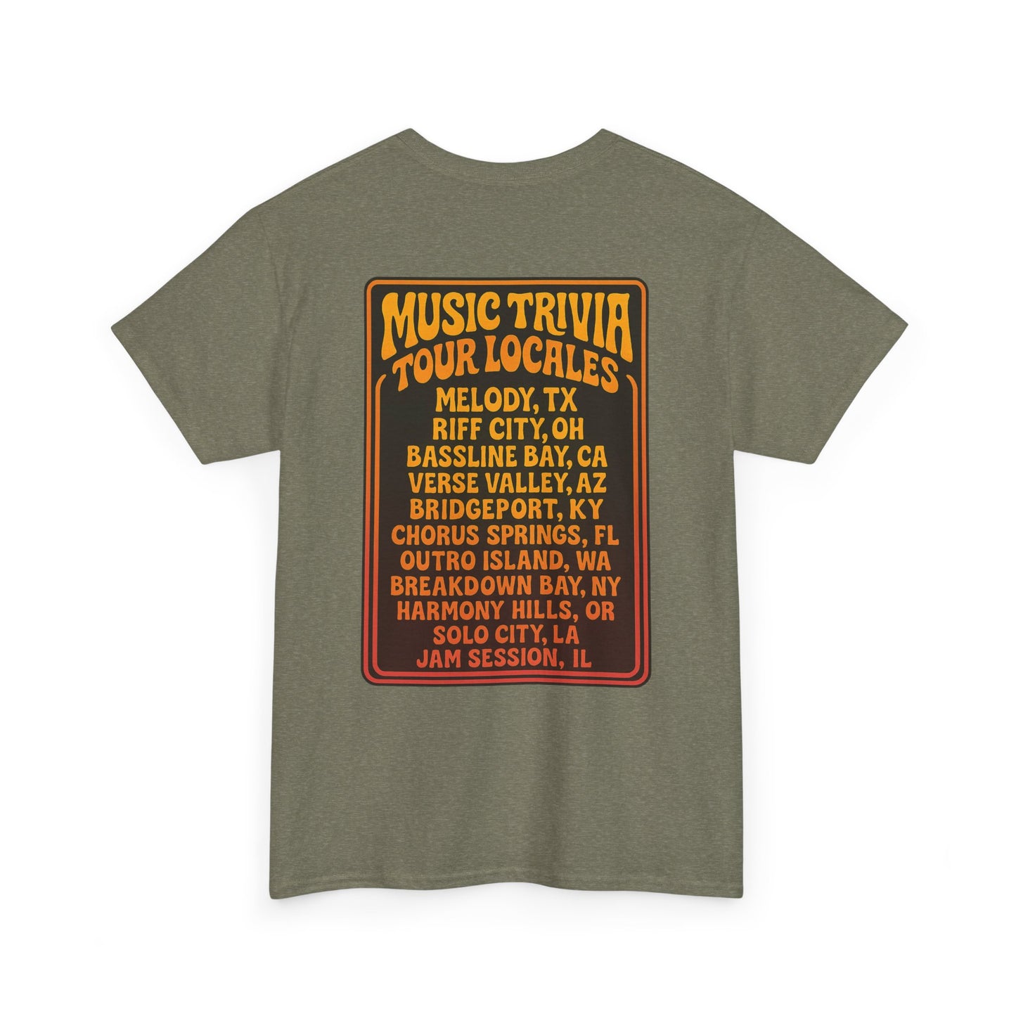Vintage Music Trivia T-Shirt Retro Style