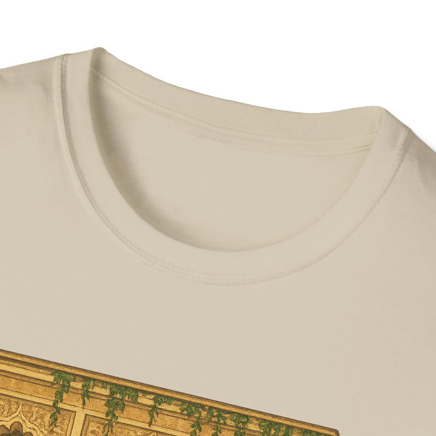 Seville Courtyard T-Shirt | Mediterranean Travel Shirt | Italy Greece Coastal Tee | Summer Graphic | Historic Style