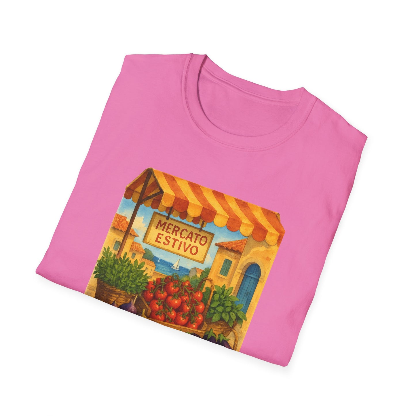 Mallorca Market T-Shirt | Mediterranean Summer Tee | Coastal Graphic Shirt | Travel Lover Gift | Italian Greek Style