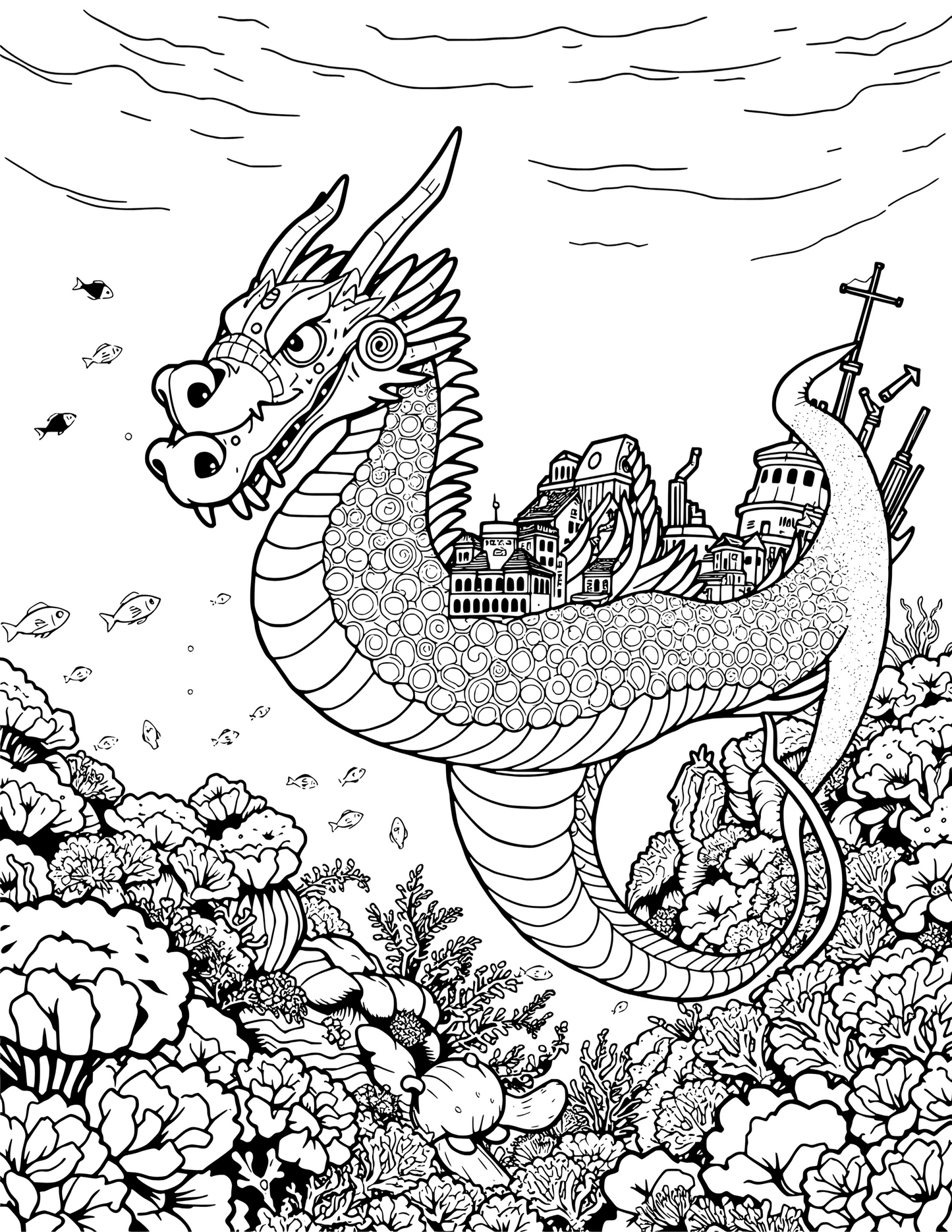 Alien Architect: Build Your Own Planet Coloring Book