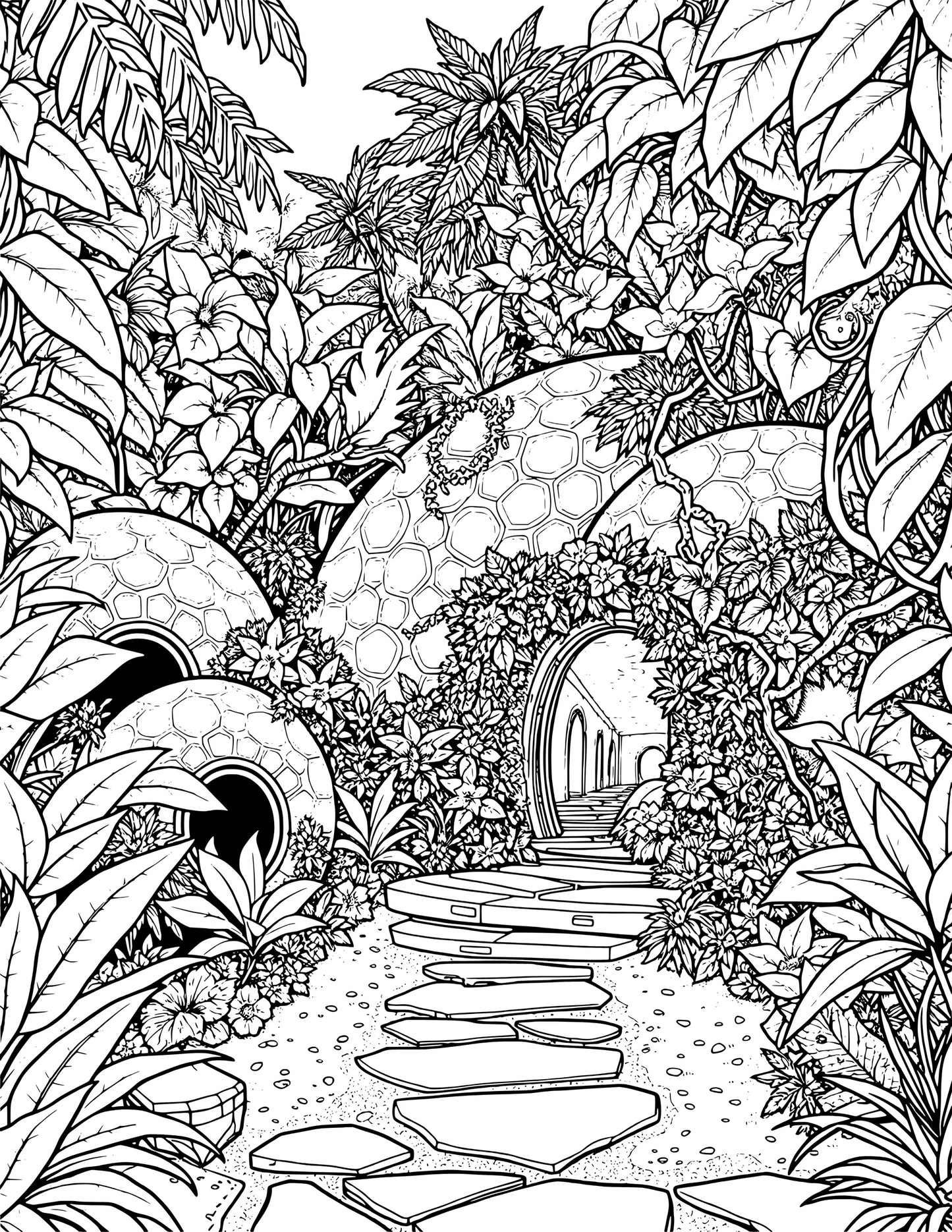 Alien Architect: Build Your Own Planet Coloring Book