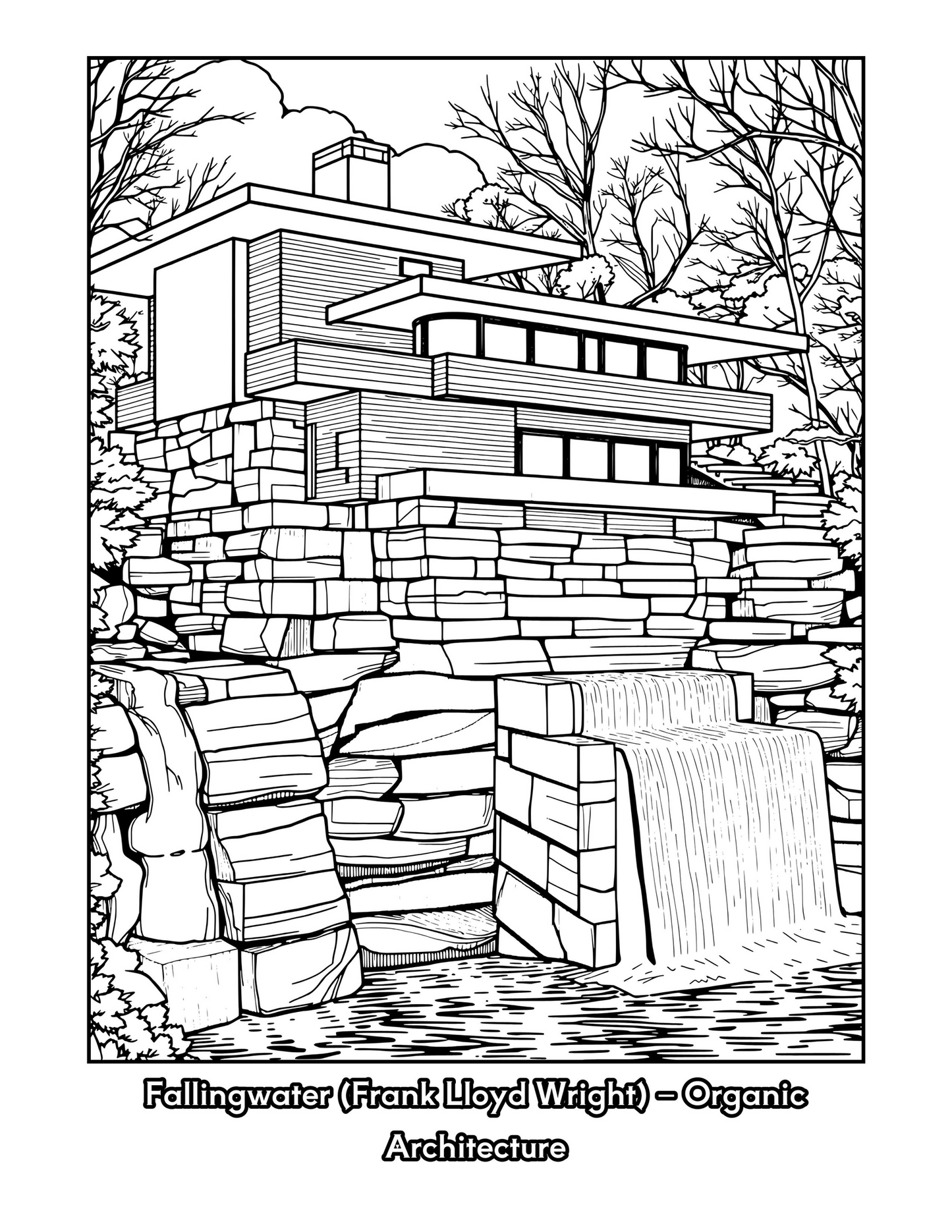 American Icons: A Coloring Tour of U.S. Architecture An Educational Coloring Book Featuring 50 Famous Buildings Across the United States