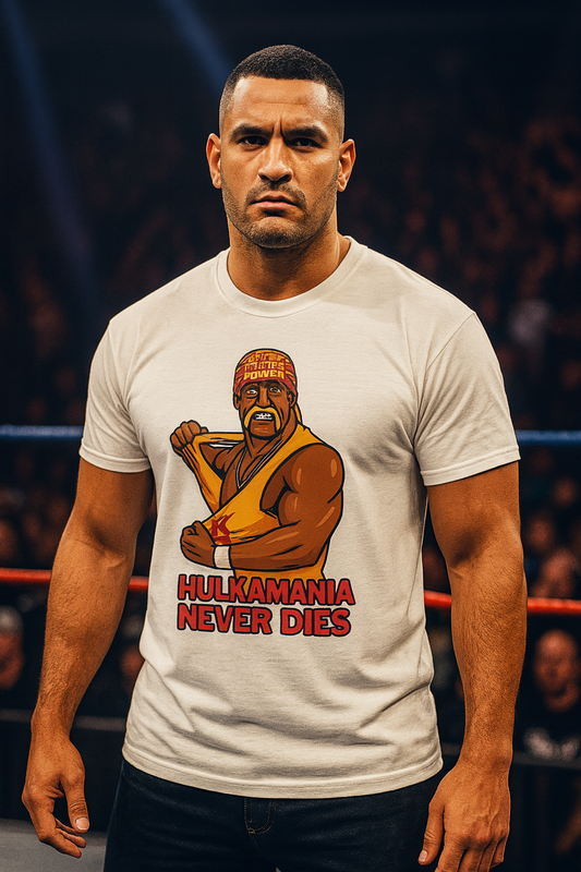 Vintage Hulkamania T-Shirt – Classic Wrestling Tee
