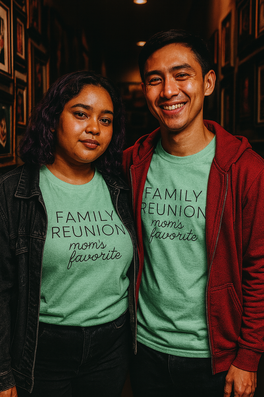 Family Reunion T-Shirt for Mom's Favorite