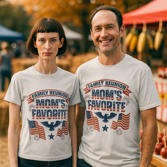 Family Reunion T Shirt - Mom's Favorite Design