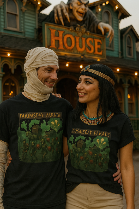 Doomsday Parade Graphic Tee - Unique Art T-Shirt