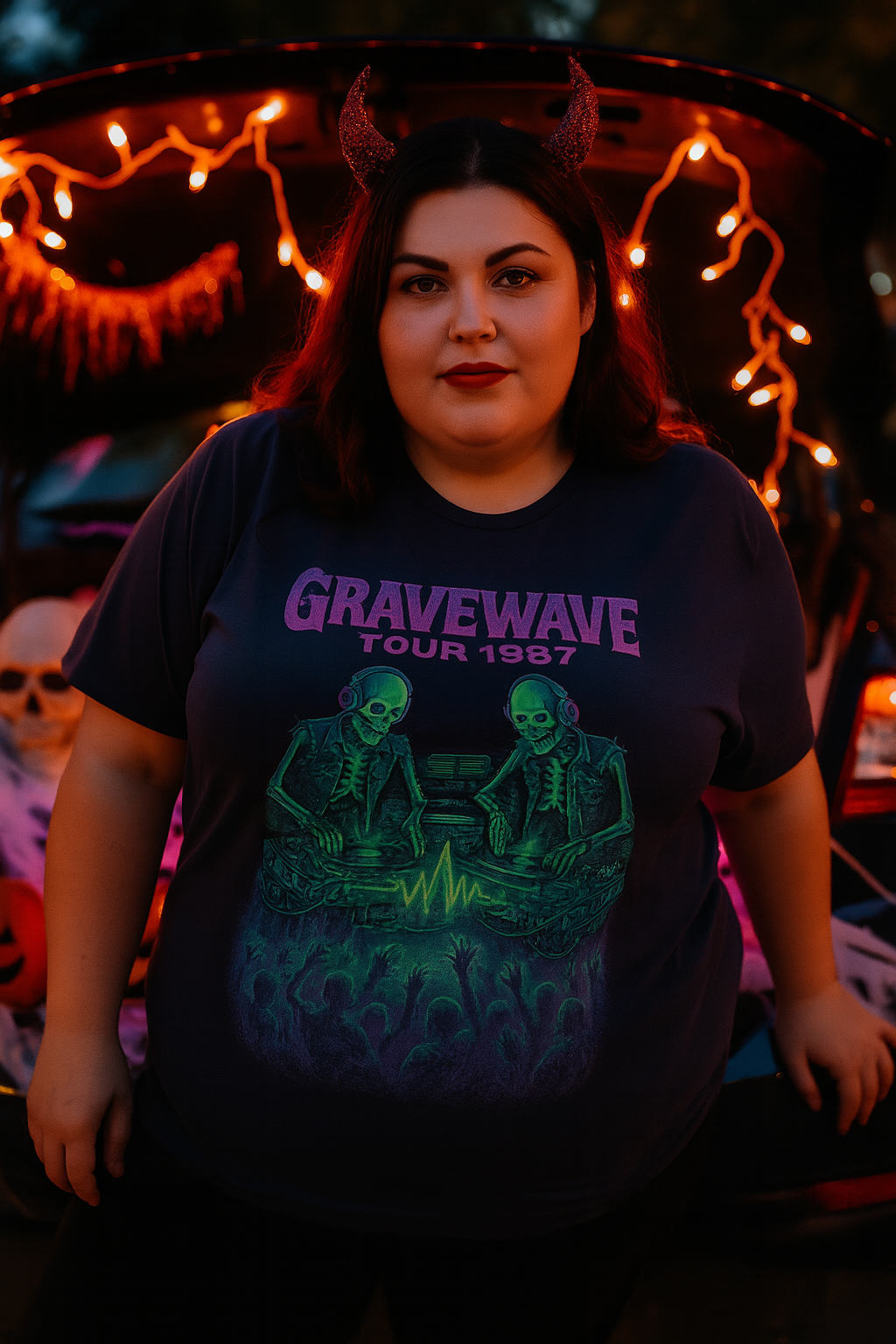Gravewave Tour 1987 Shirt - Retro Graphic Tee