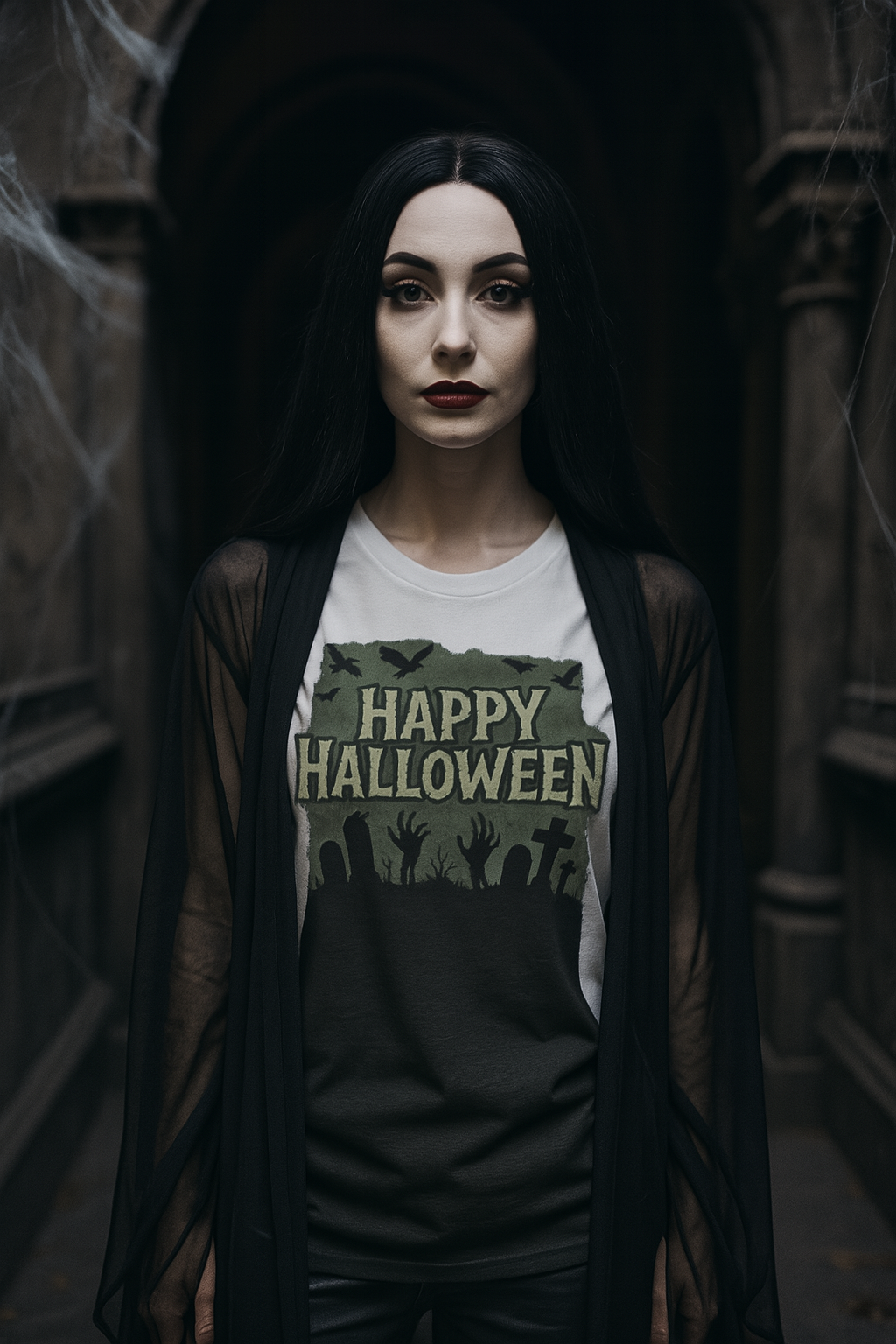 Halloween Unisex T-Shirt with Spooky Design
