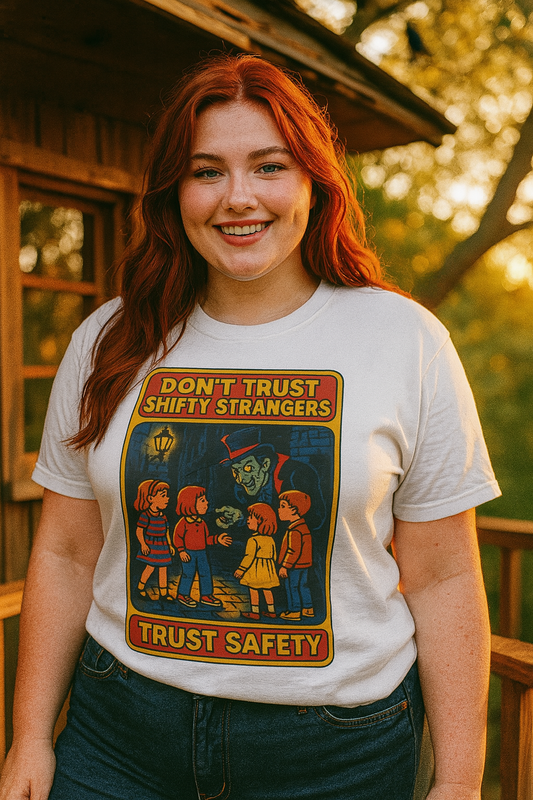 Retro Stranger Danger Shirt Safety Tee