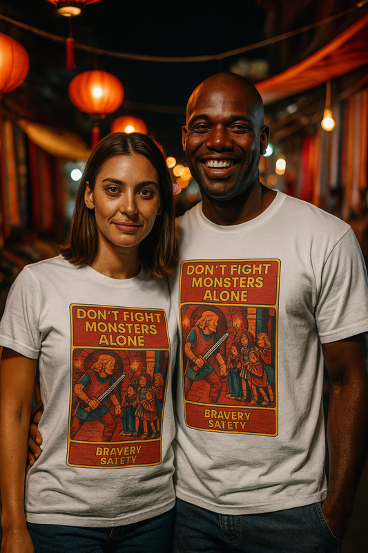 Beowolf Bravery T-Shirt - Courage & Safety Design