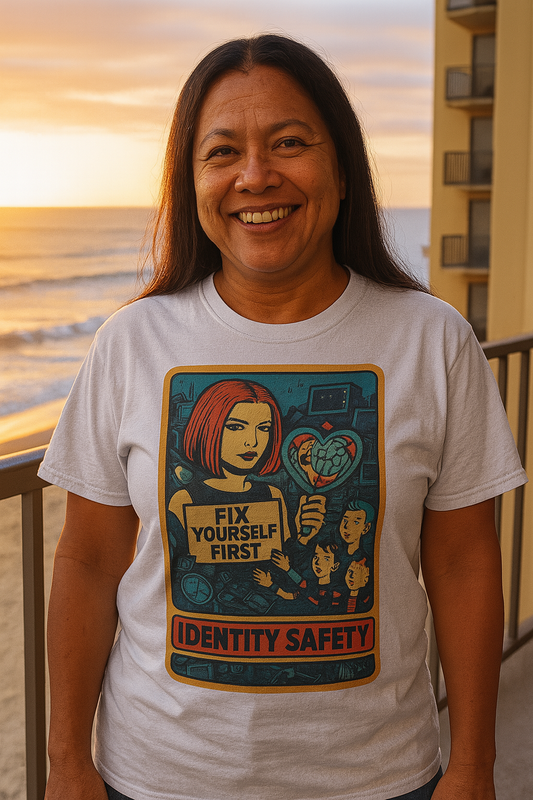 Garbage Inspired Retro Safety Shirt T-Shirt