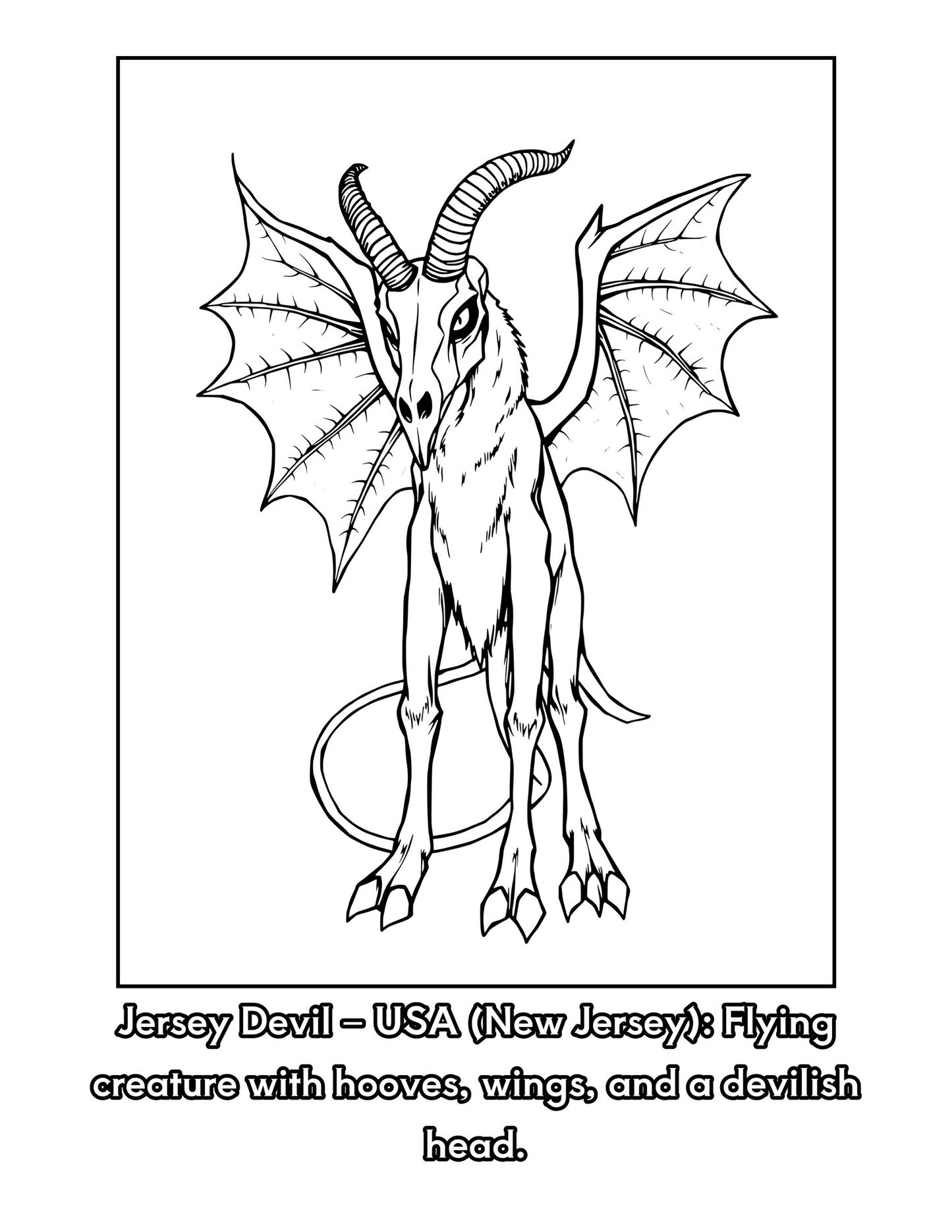 Cryptid Creatures of the World! Coloring Book
