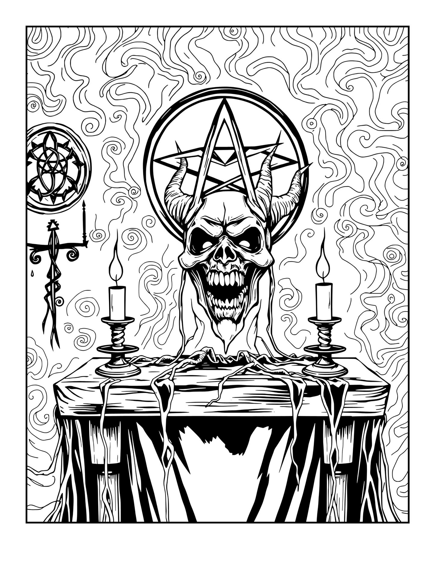 Cursed Objects: A Paranormal Coloring Experience